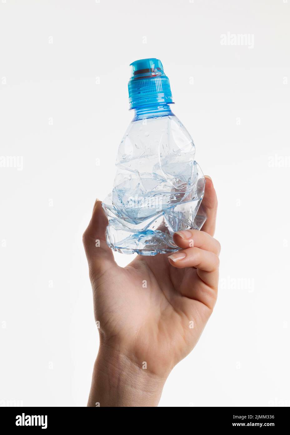 Hand holding plastic bottle Stock Photo Alamy