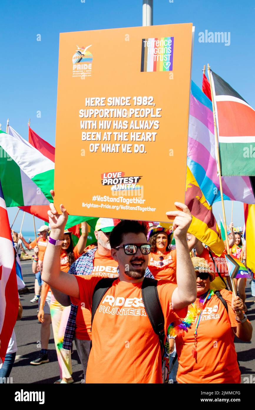 Brighton Pride 2022 We Are Fabuloso. Brighton and Hove Pride is an annual LGBT pride event held