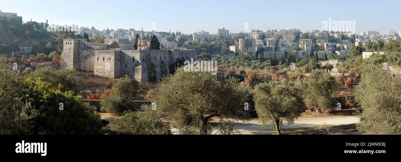 Panorama of Jerusalem Stock Photo
