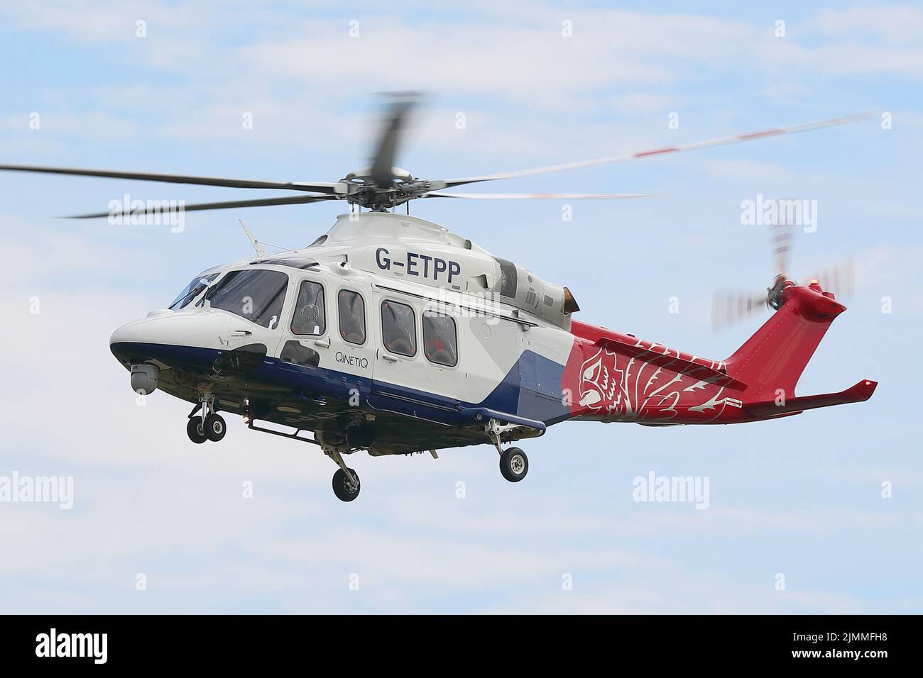 AgustaWestland AW139 G-ETPP helicopter at the Royal International Air Tattoo RIAT 2022 at RAF Fairford, UK Stock Photo