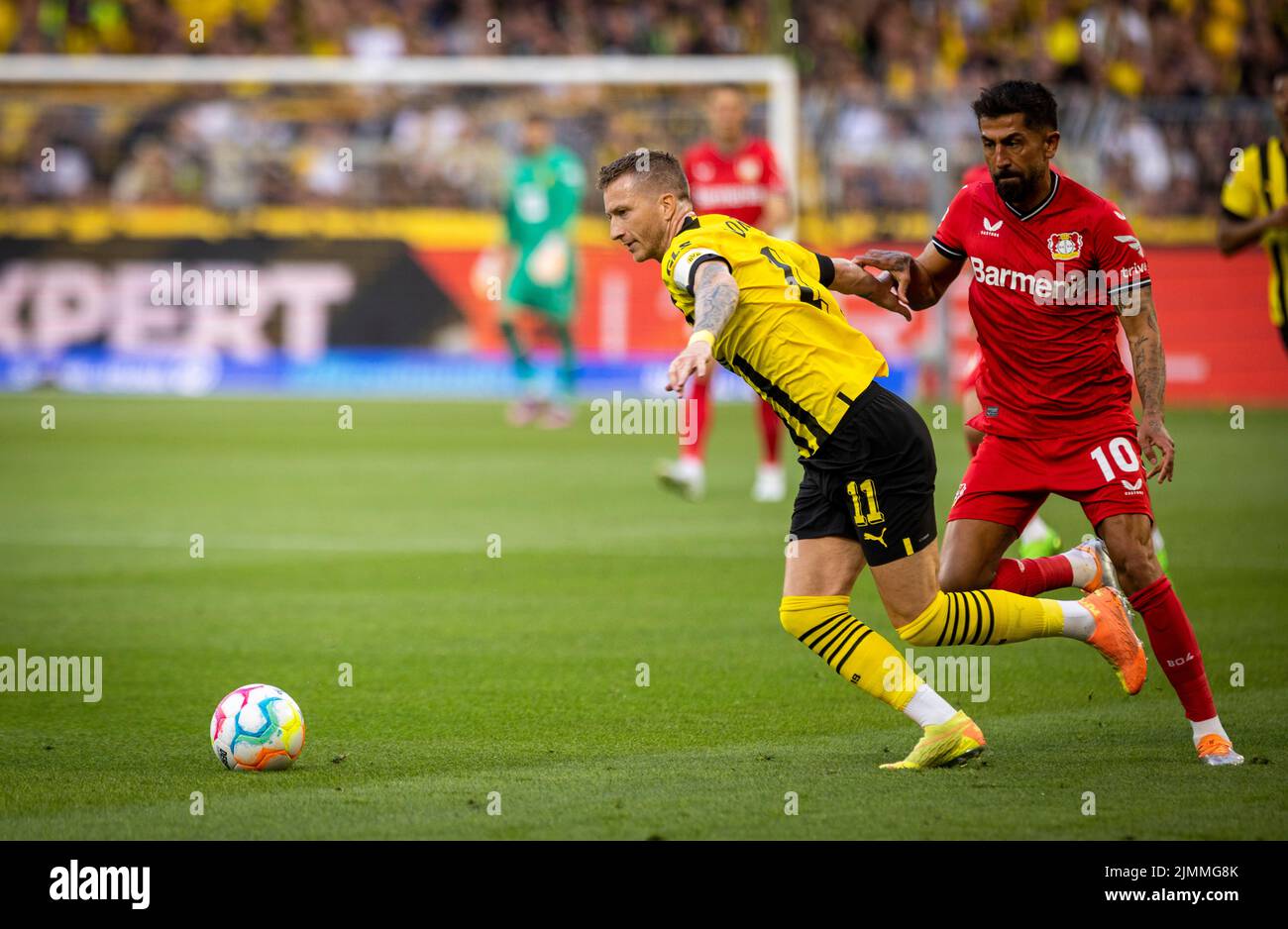 Marco Reus (BVB), Kerem Demirbay (Leverkusen) Borussia Dortmund Bayer