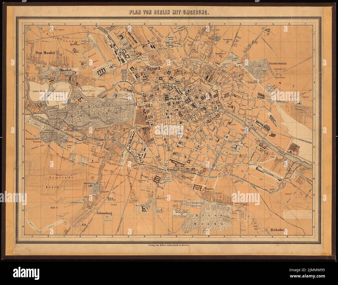 Stadtplan Berlin Um 1860 Ca 1860 Hi Res Stock Photography And Images