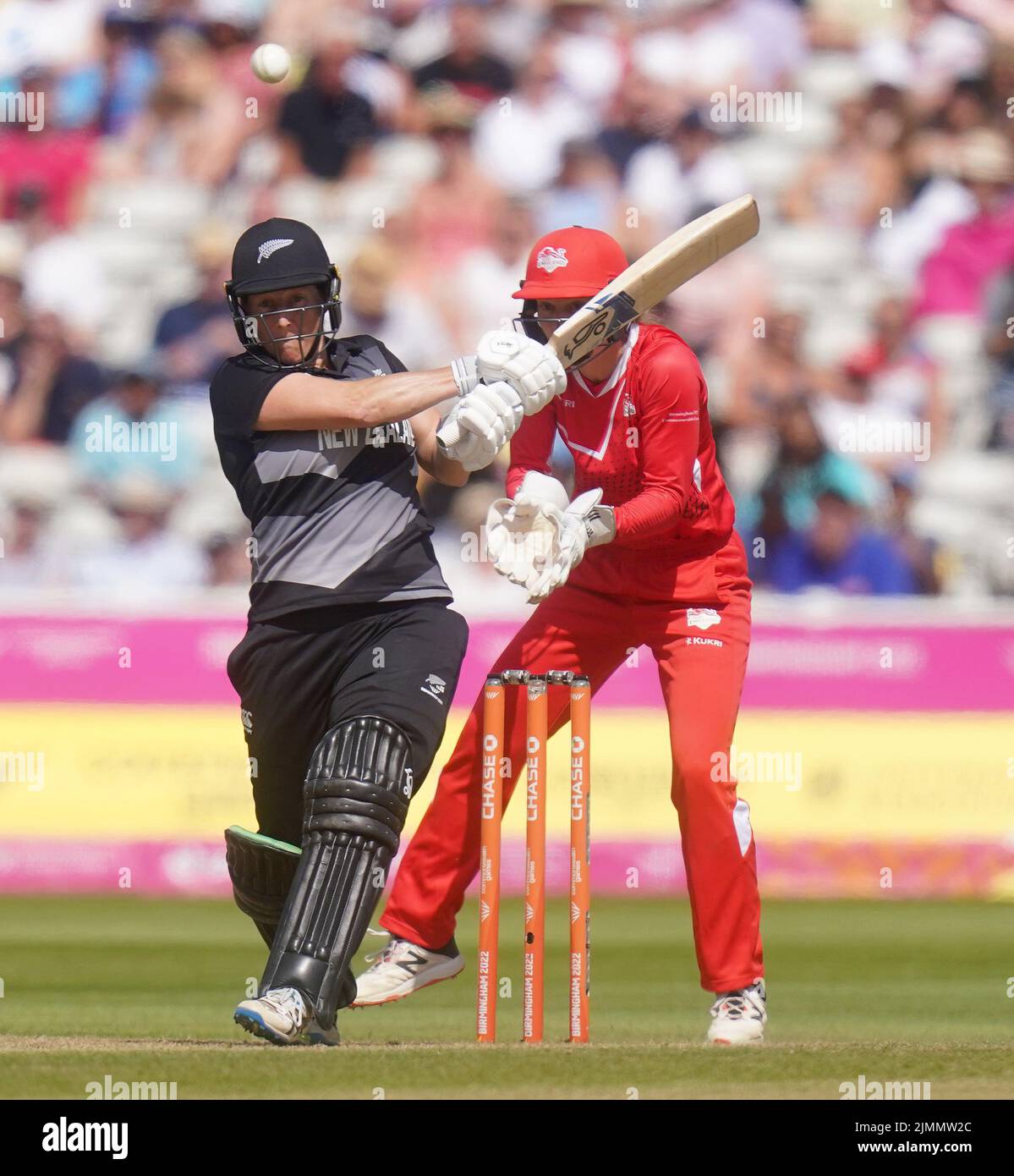 New Zealand's Sophie Devine in action at Edgbaston Stadium on day ten of 2022 Commonwealth Games in Birmingham. Picture date: Sunday August 7, 2022. Stock Photo