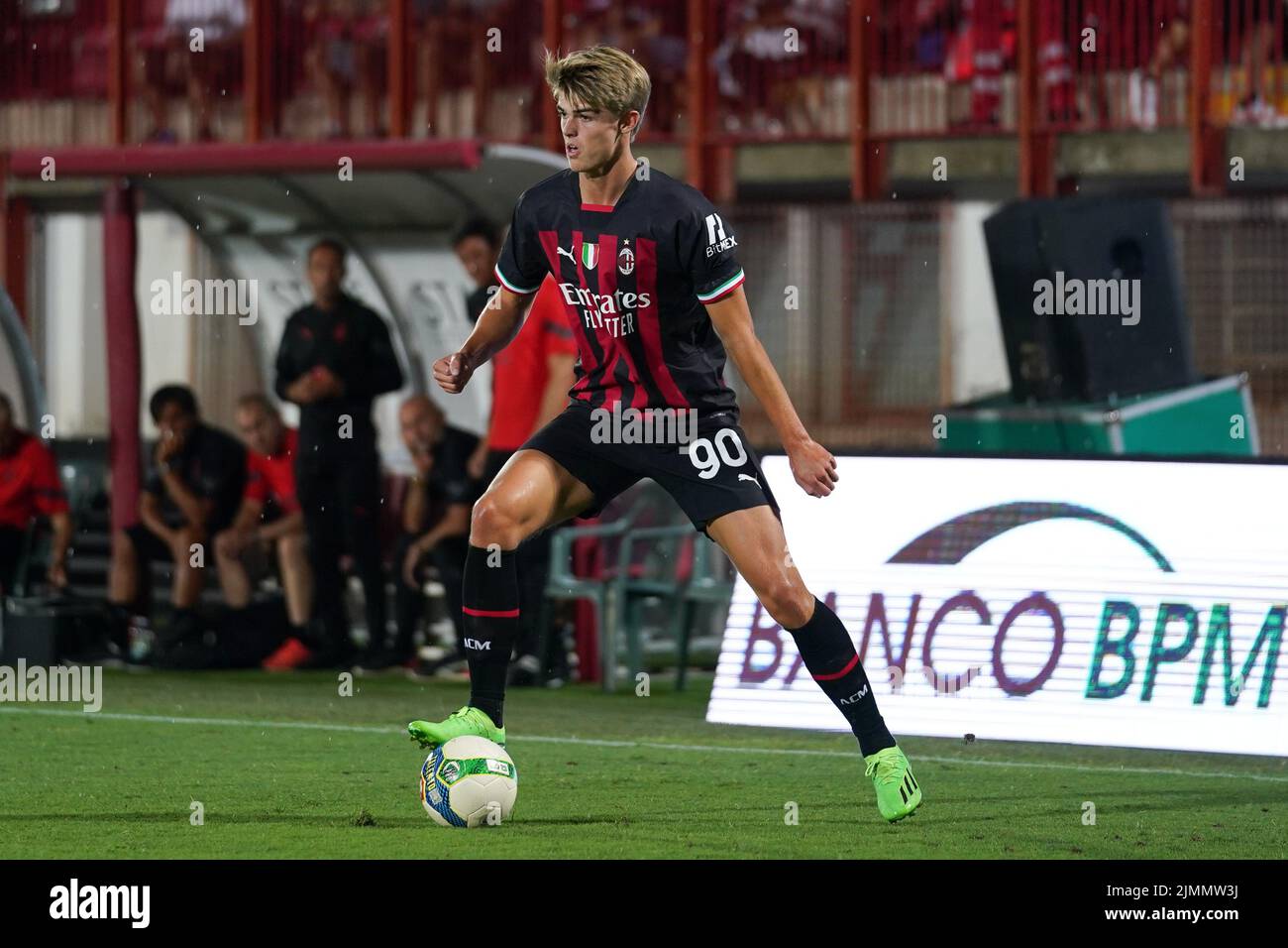 Charles De Ketelaere, AC Milan Vicenza, August, 6th 2022,  Romeo Menti Stadium  lr Vicenza Vs AC Milan Photo Luca Taddeo / Insidefoto  ITALY ONLY Stock Photo