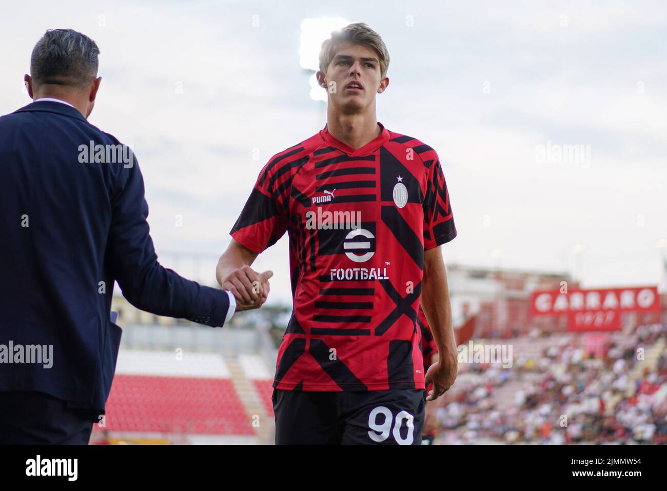 Charles De Ketelaere, AC Milan Vicenza, August, 6th 2022,  Romeo Menti Stadium  lr Vicenza Vs AC Milan Photo Luca Taddeo / Insidefoto  ITALY ONLY Stock Photo