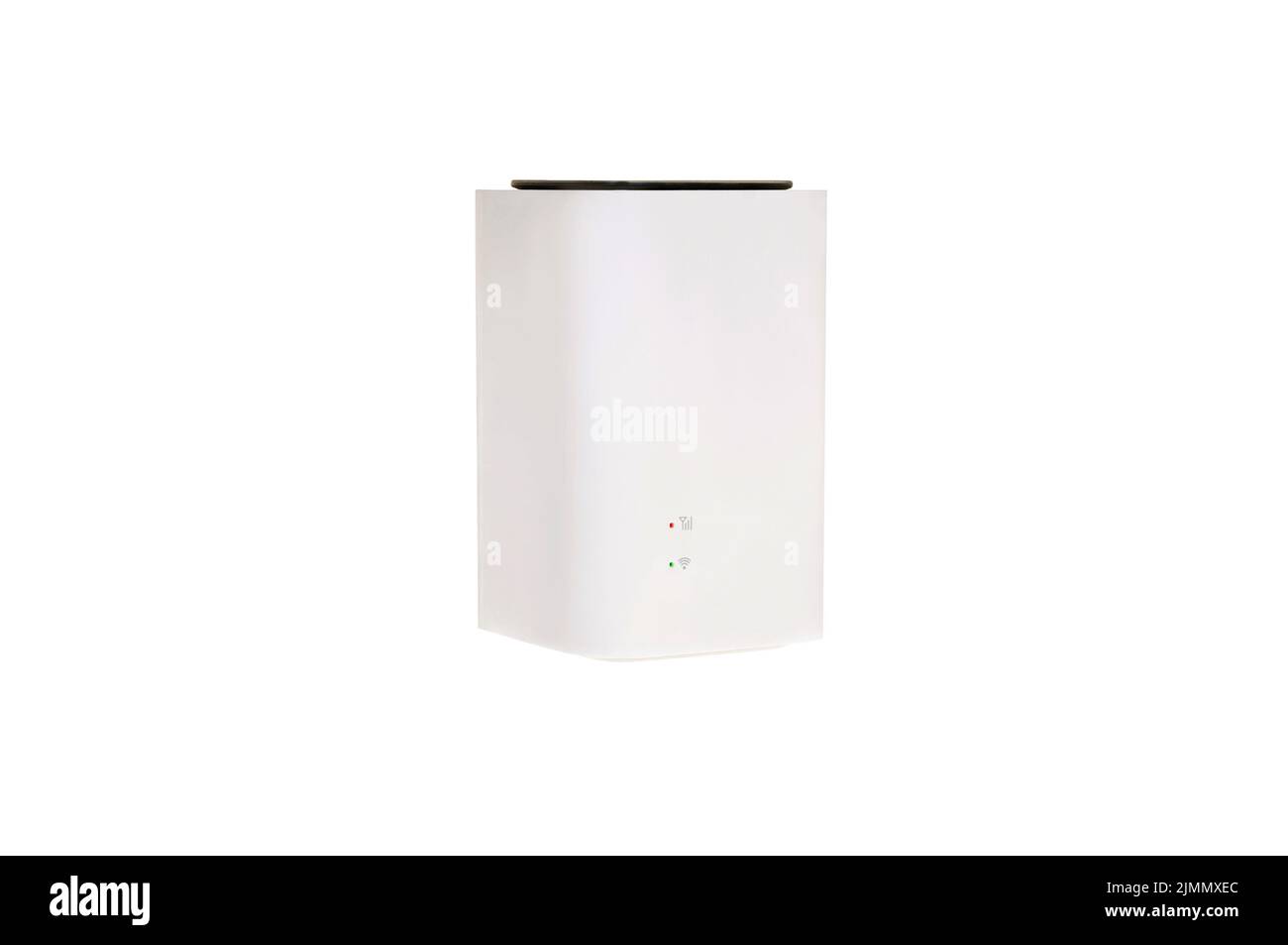 Wi-fi router on a white background Stock Photo - Alamy