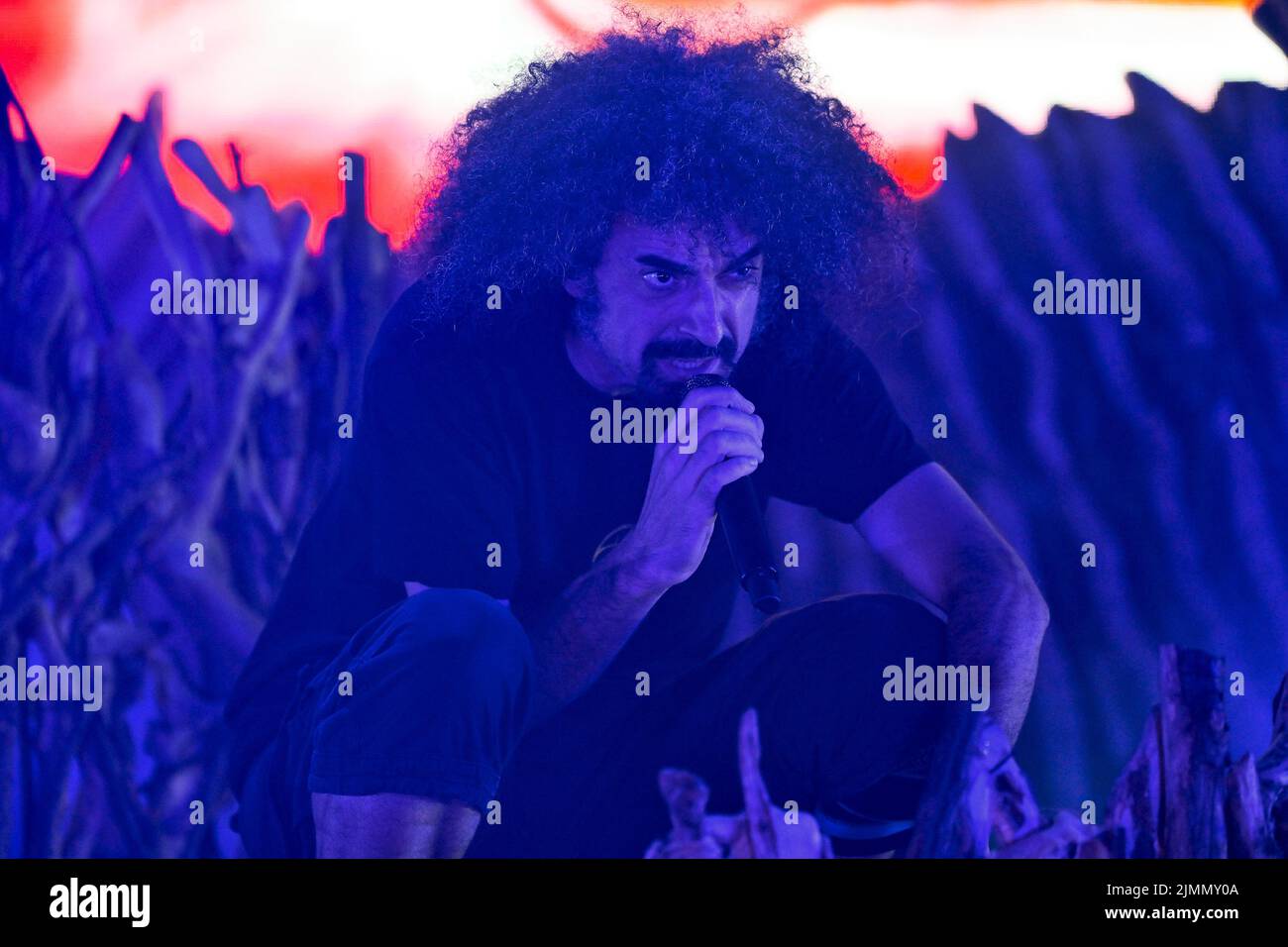 Caparezza during the Concert Exuvia Tour 2022, 6th August 2022, at Zoo ...