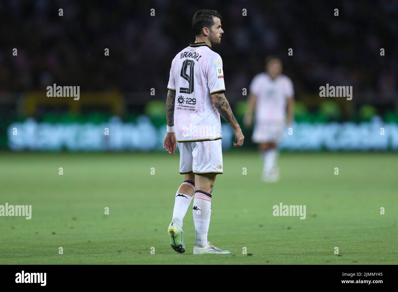 Fans of Palermo Football Club show their colors on game day, Palermo Stock  Photo - Alamy