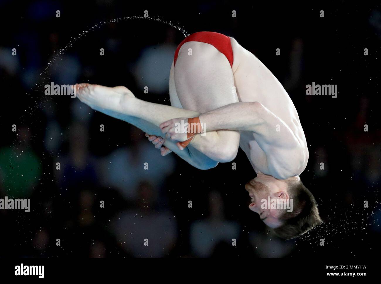 England’s Matthew Lee in action during the Men’s 10m Platform preliminary at Sandwell Aquatics Centre on day ten of the 2022 Commonwealth Games in Birmingham. Picture date: Sunday August 7, 2022. Stock Photo