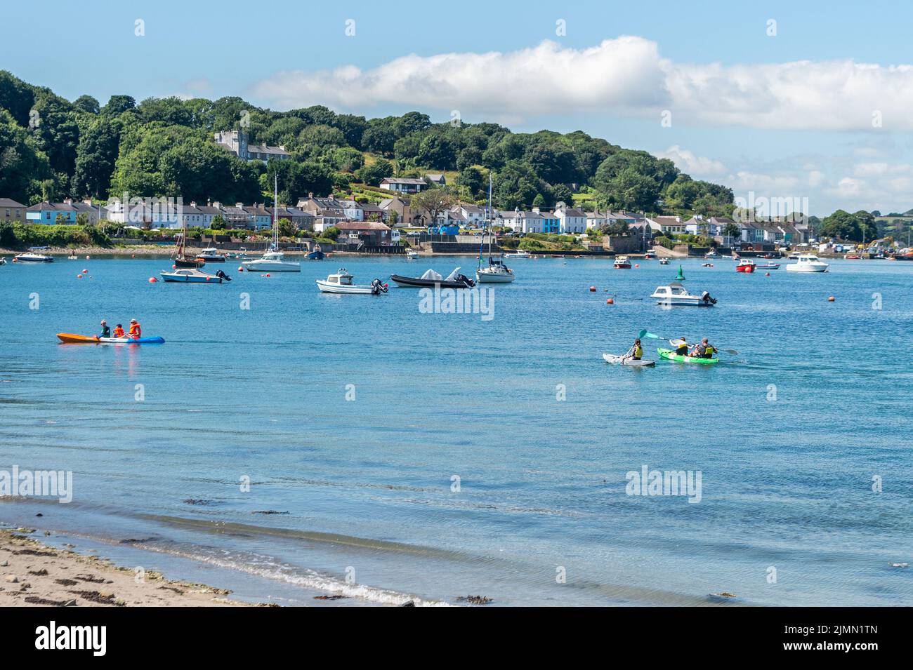 Courtmacsherry, West Cork, Ireland. 7th Aug, 2022. Courtmacsherry in