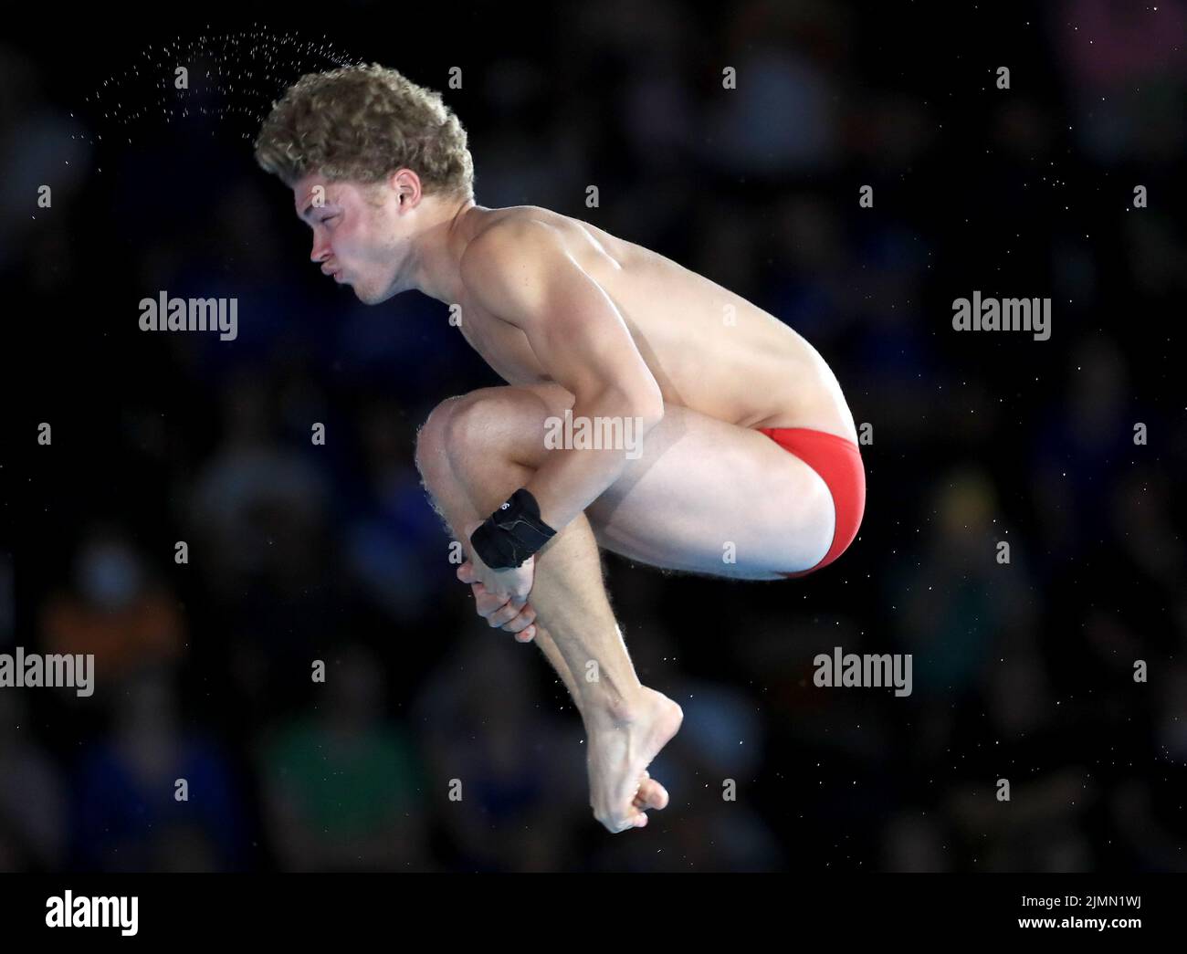 Canada’s Rylan Wiens in action during the Men’s 10m Platform preliminary at Sandwell Aquatics Centre on day ten of the 2022 Commonwealth Games in Birmingham. Picture date: Sunday August 7, 2022. Stock Photo