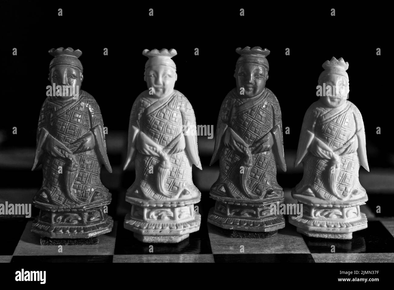 Photo chess pieces, China,officer, elephant Stock Photo