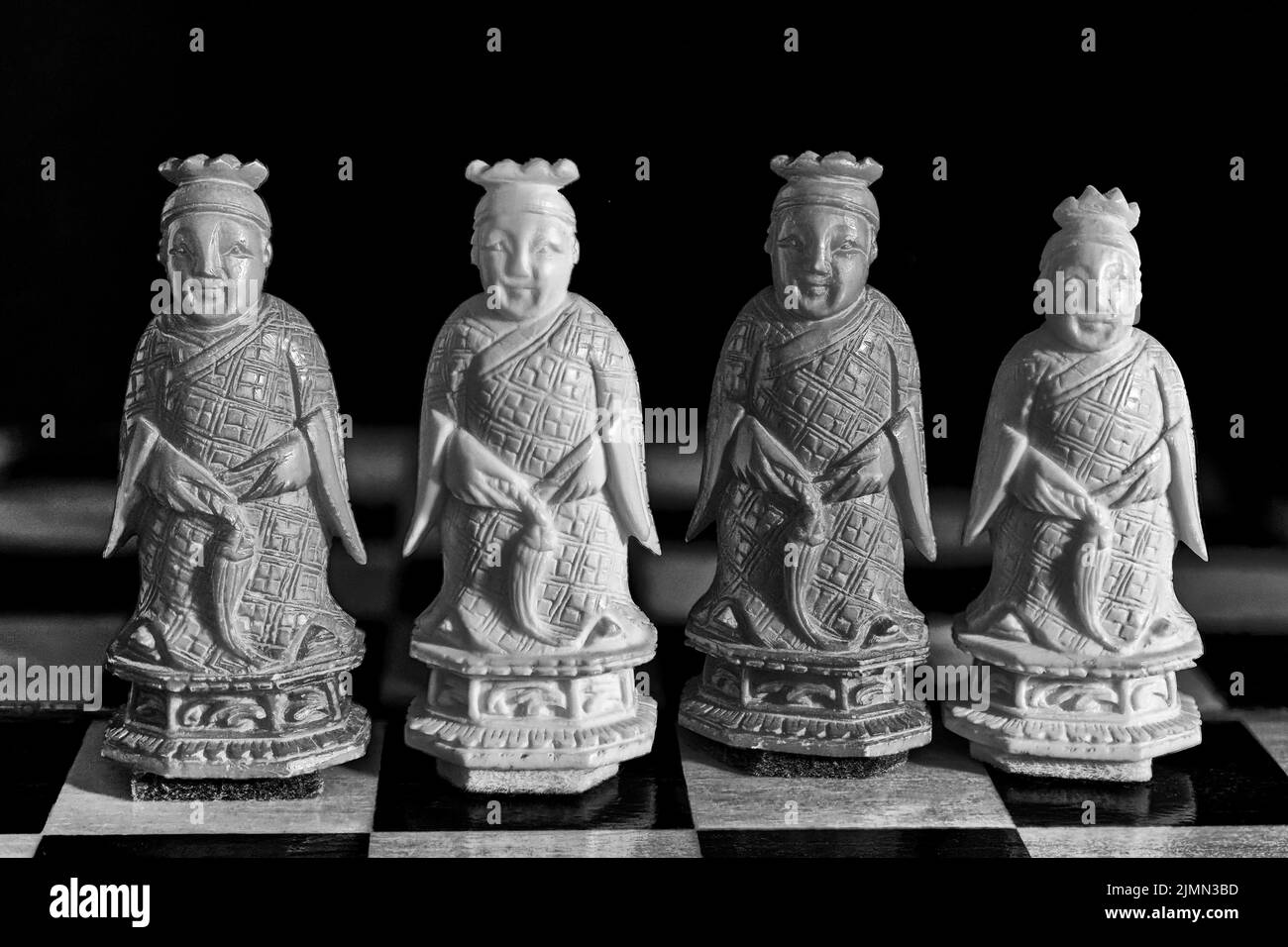 Photo chess pieces, China,officer, elephant Stock Photo