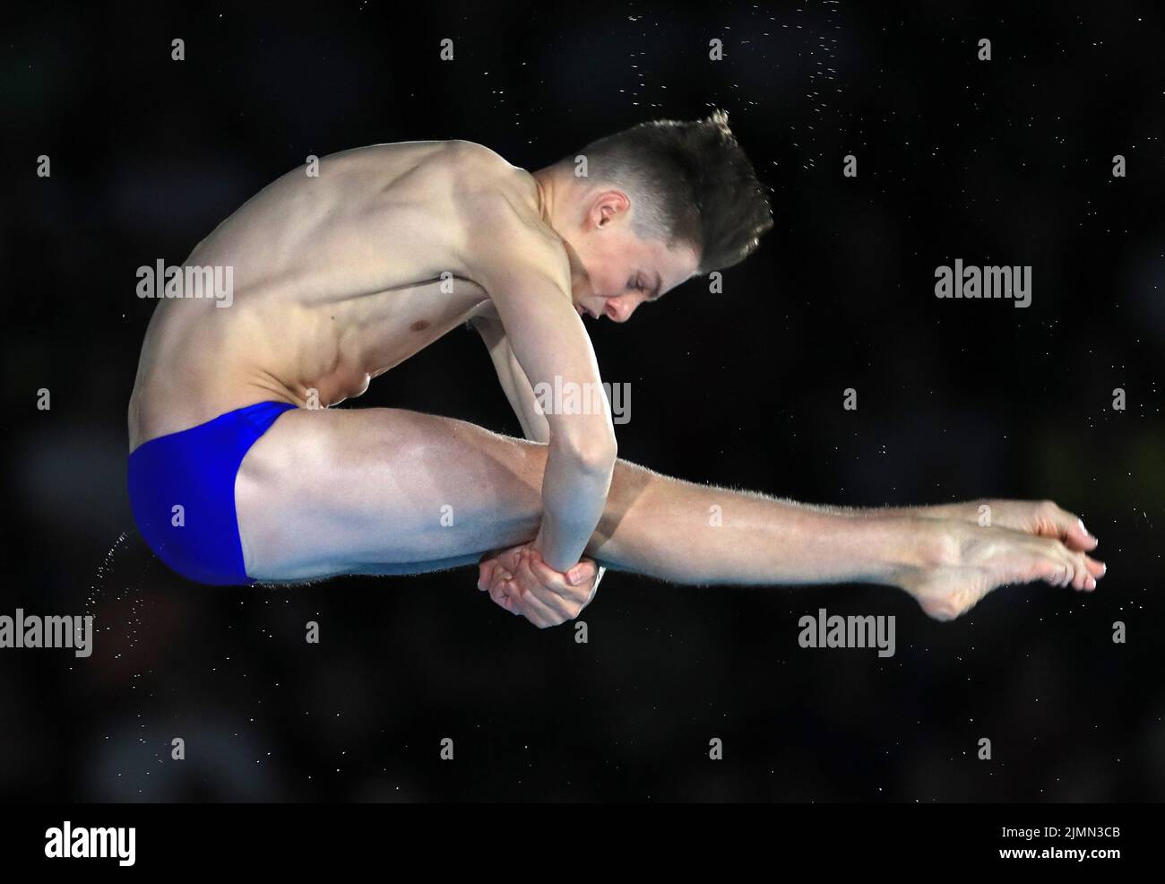 Scotland’s Angus Menmuir in action during the Men’s 10m Platform preliminary at Sandwell Aquatics Centre on day ten of the 2022 Commonwealth Games in Birmingham. Picture date: Sunday August 7, 2022. Stock Photo