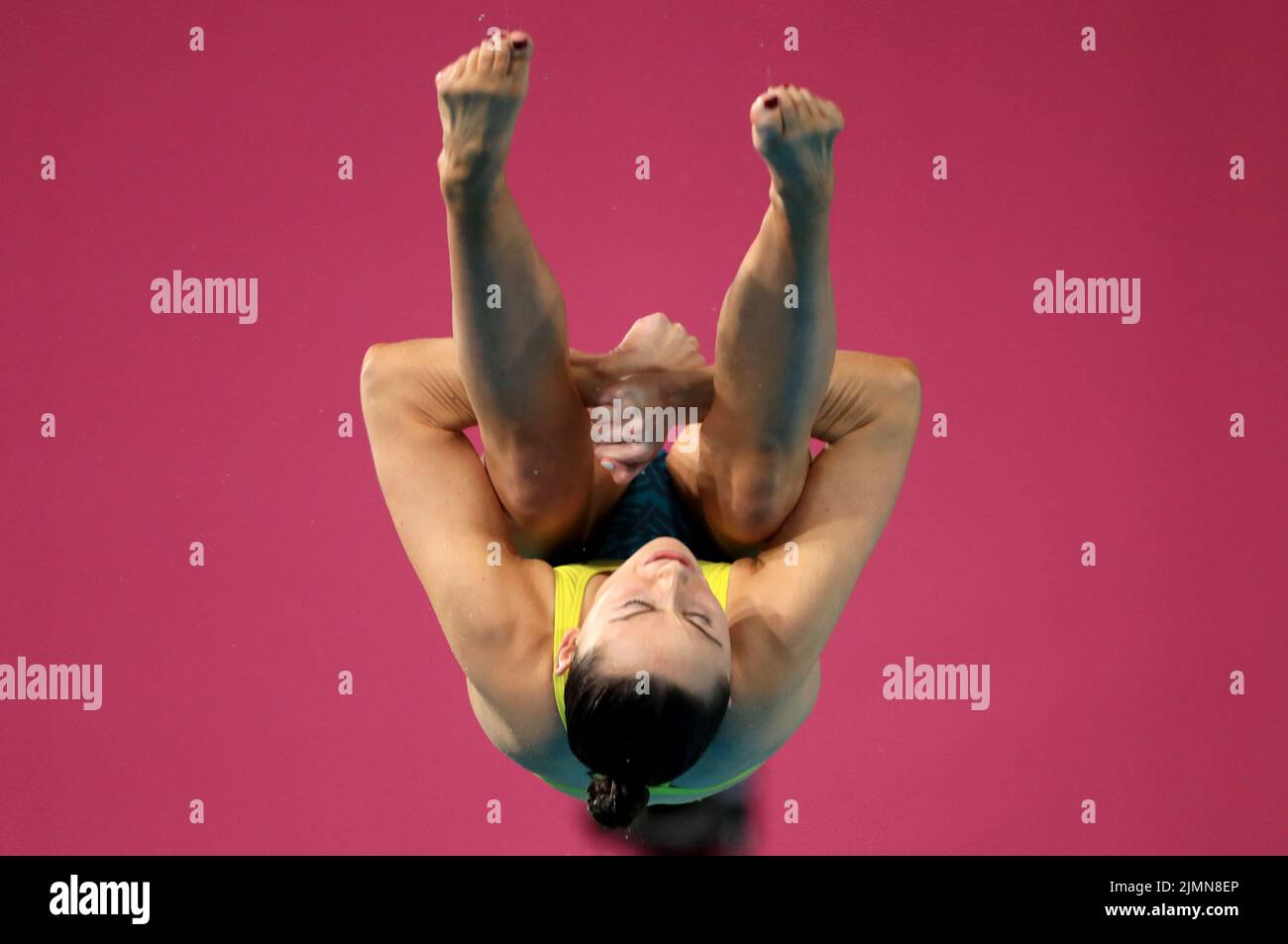 Georgia Rae Melbourne Australia’s Georgia Rae Leslie Sheehan in action during the Women’s 3m ...