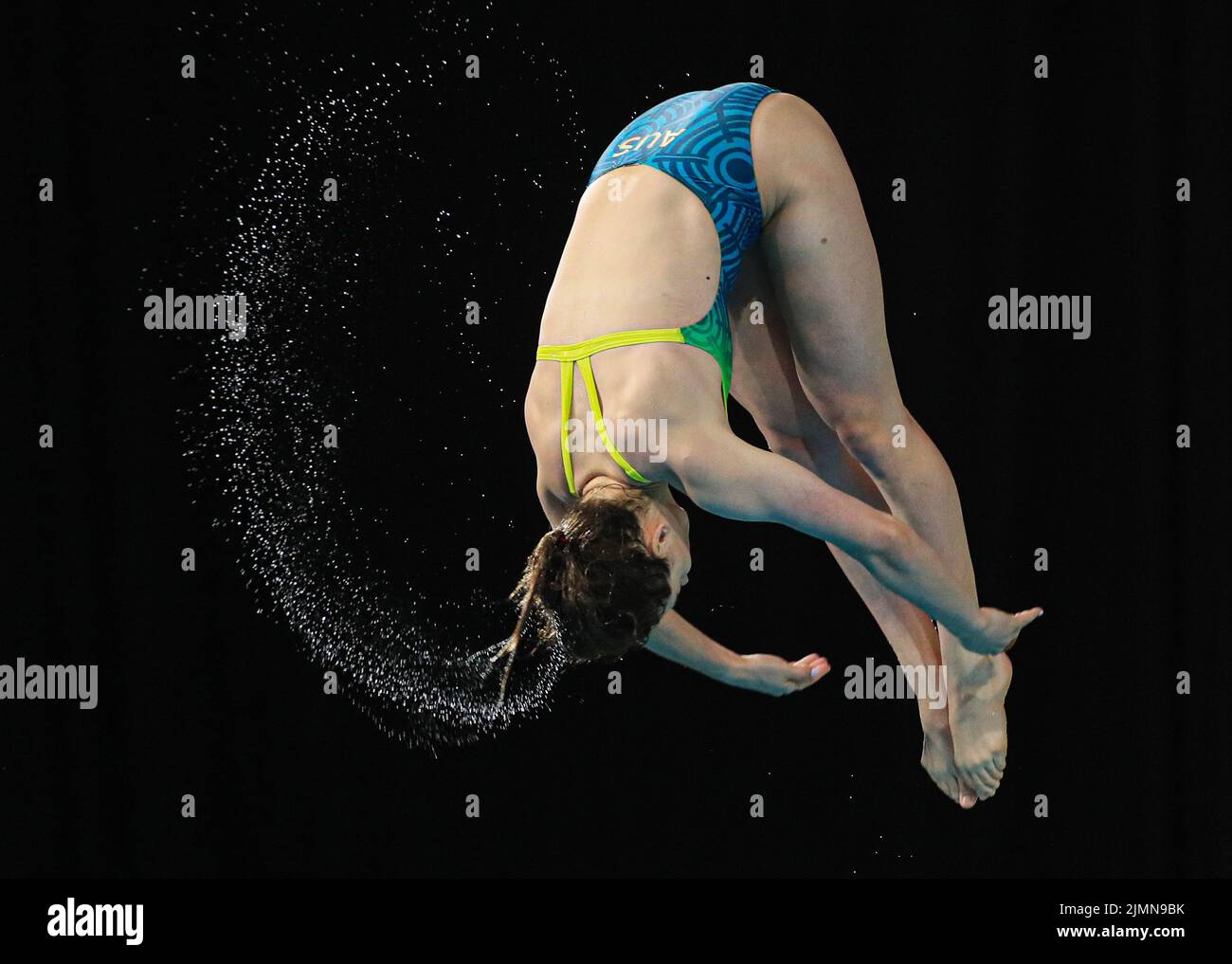 Australia’s Maddison Keeney in action during the Women’s 3m Springboard preliminary at Sandwell Aquatics Centre on day ten of the 2022 Commonwealth Games in Birmingham. Picture date: Sunday August 7, 2022. Stock Photo