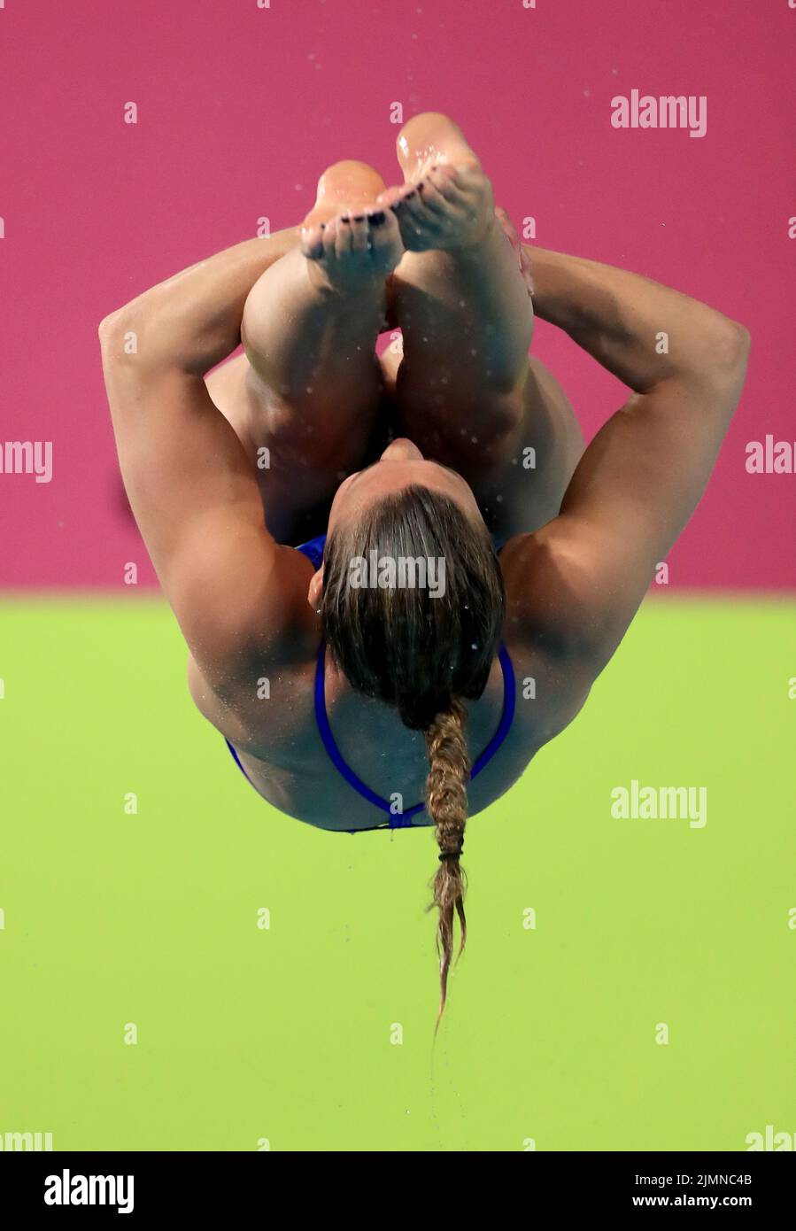 Scotland’s Grace Elizabeth Reid in action during the Women’s 3m Springboard preliminary at Sandwell Aquatics Centre on day ten of the 2022 Commonwealth Games in Birmingham. Picture date: Sunday August 7, 2022. Stock Photo