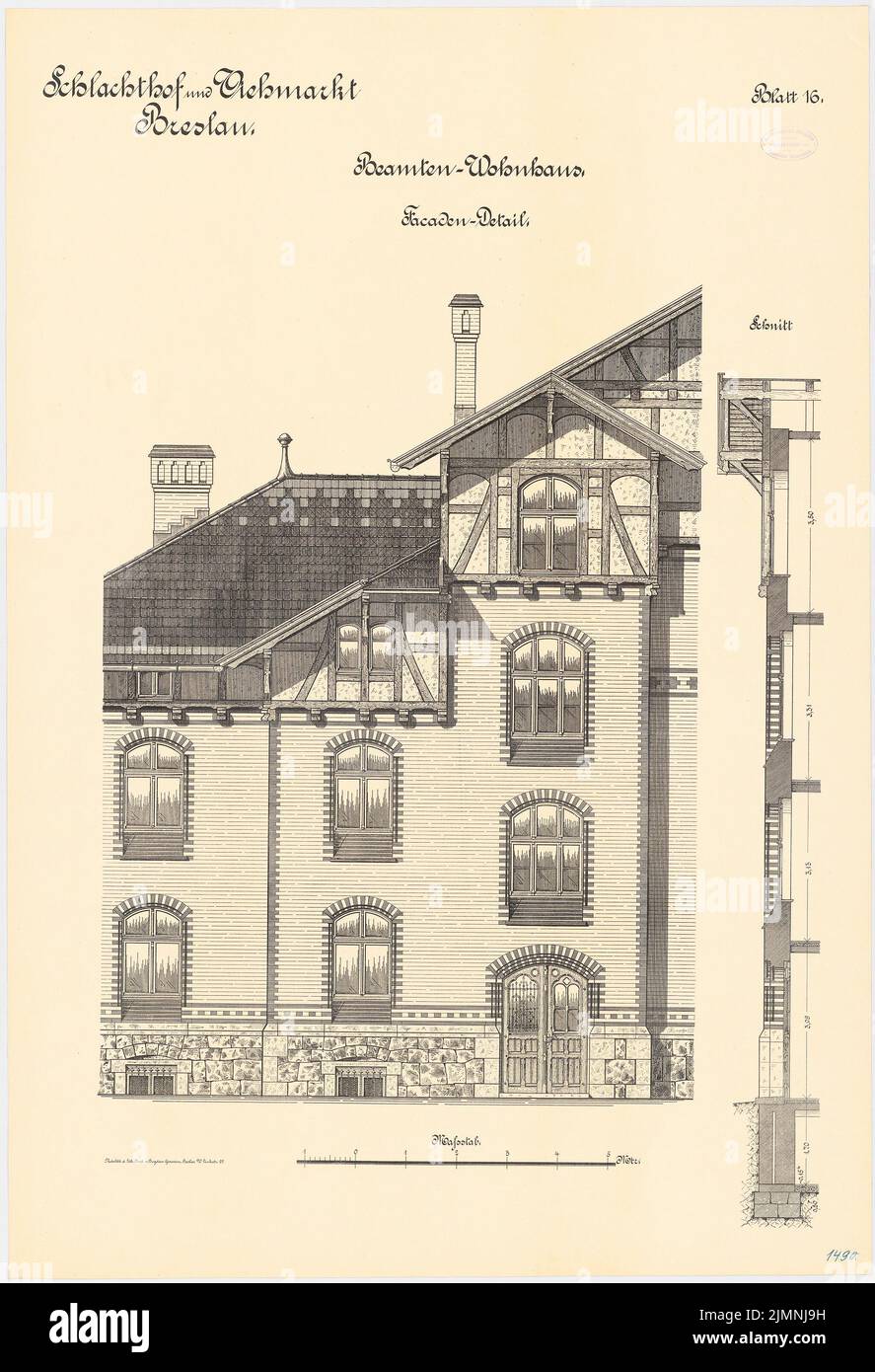 Plüddemann Richard (18461910), slaughterhouse and cattle market