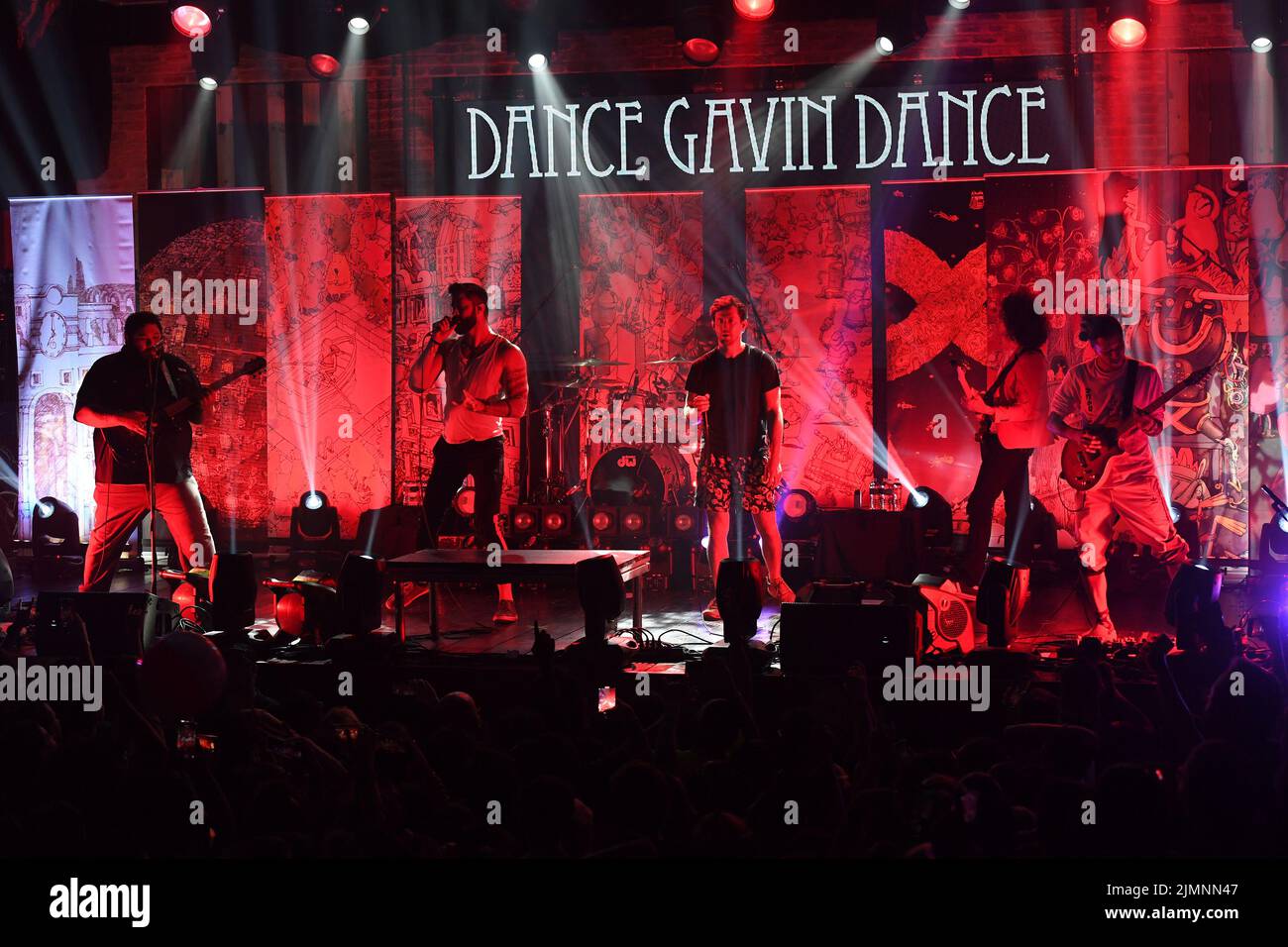 FORT LAUDERDALE FL - AUGUST 05: Dance Gavin Dance performs at Revolution Live on August 5, 2022 in Fort Lauderdale, Florida Credit: mpi04/MediaPunch Stock Photo