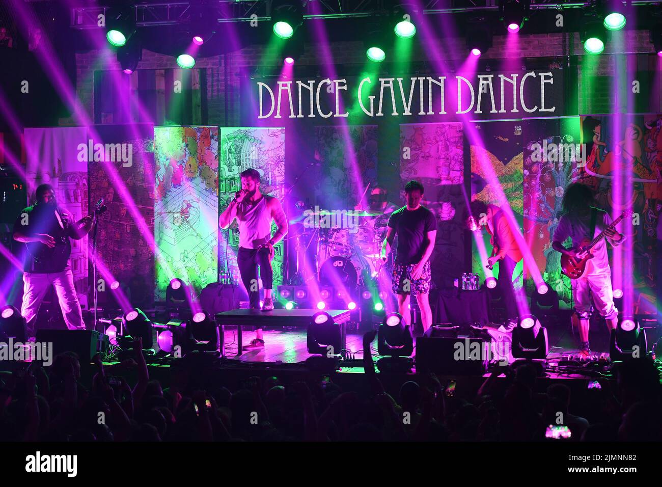 FORT LAUDERDALE FL - AUGUST 05: Dance Gavin Dance performs at Revolution Live on August 5, 2022 in Fort Lauderdale, Florida Credit: mpi04/MediaPunch Stock Photo
