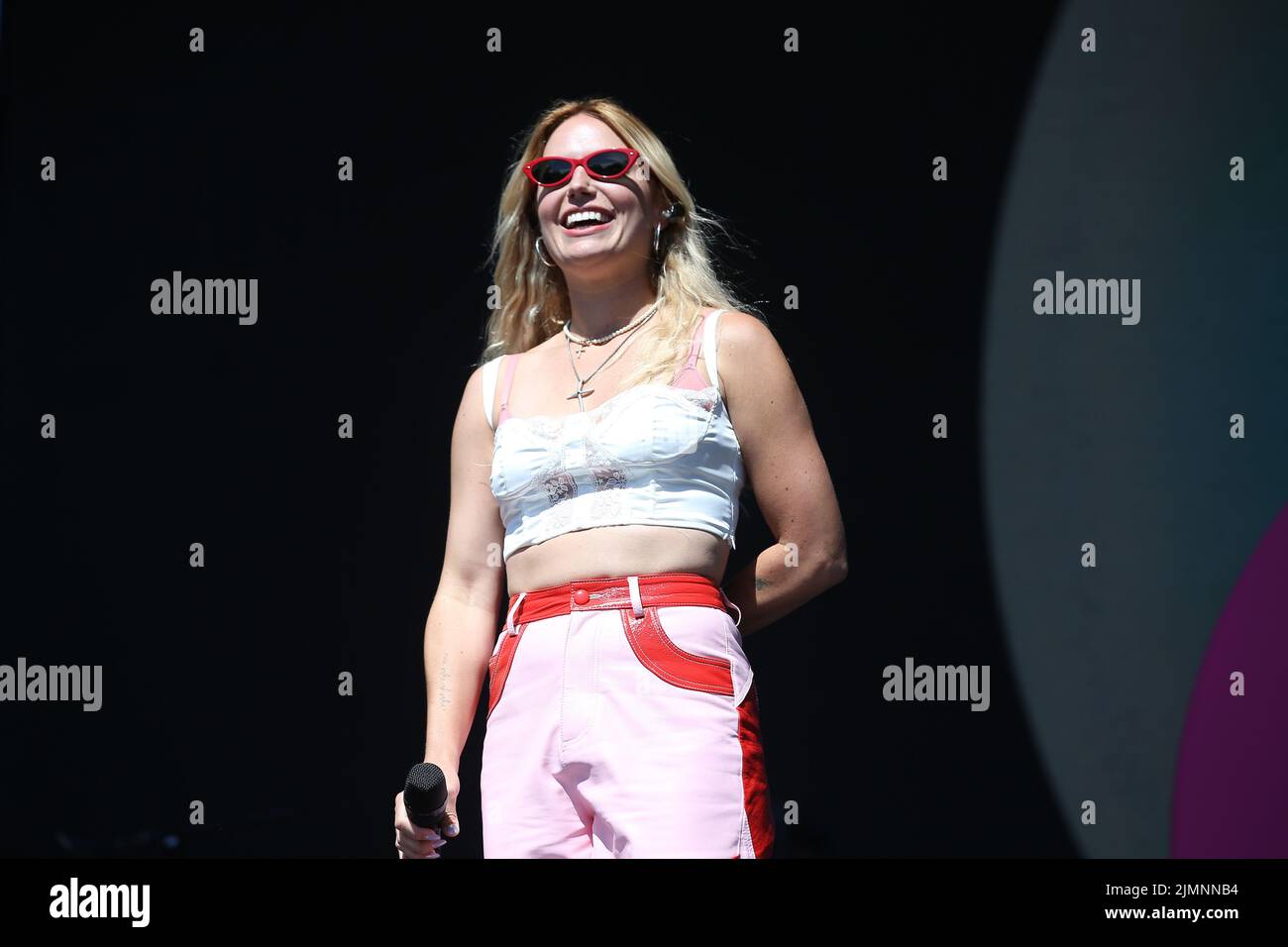 Ashe performs during the 2022 Outside Lands Music and Arts Festival at Golden Gate Park on August 05, 2022 in San Francisco, California. Photo: Christopher Victorio/imageSPACE/MediaPunch Stock Photo