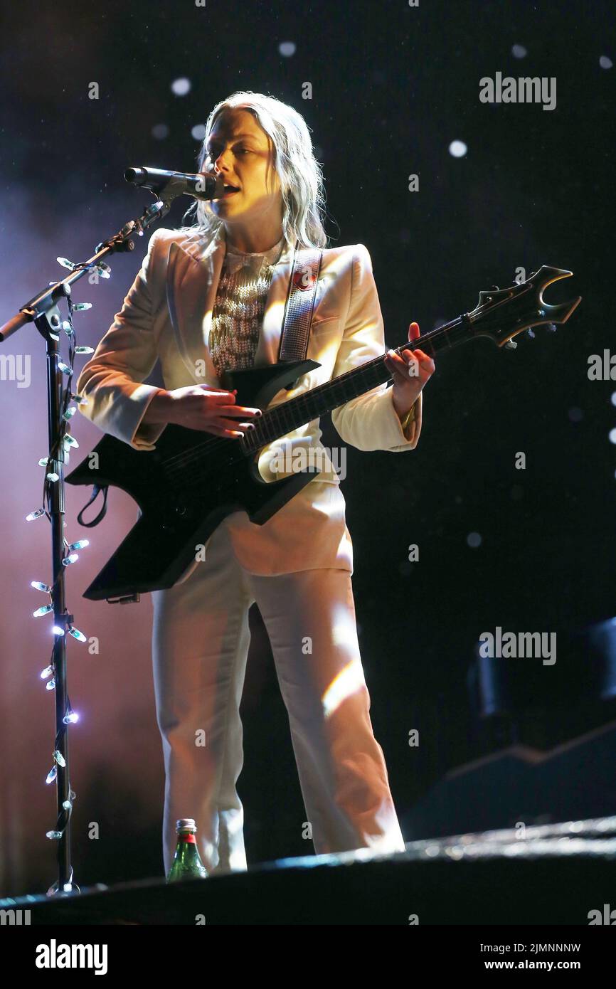 Phoebe Bridgers performs during the 2022 Outside Lands Music and Arts Festival at Golden Gate Park on August 05, 2022 in San Francisco, California. Photo: Christopher Victorio/imageSPACE/MediaPunch Stock Photo