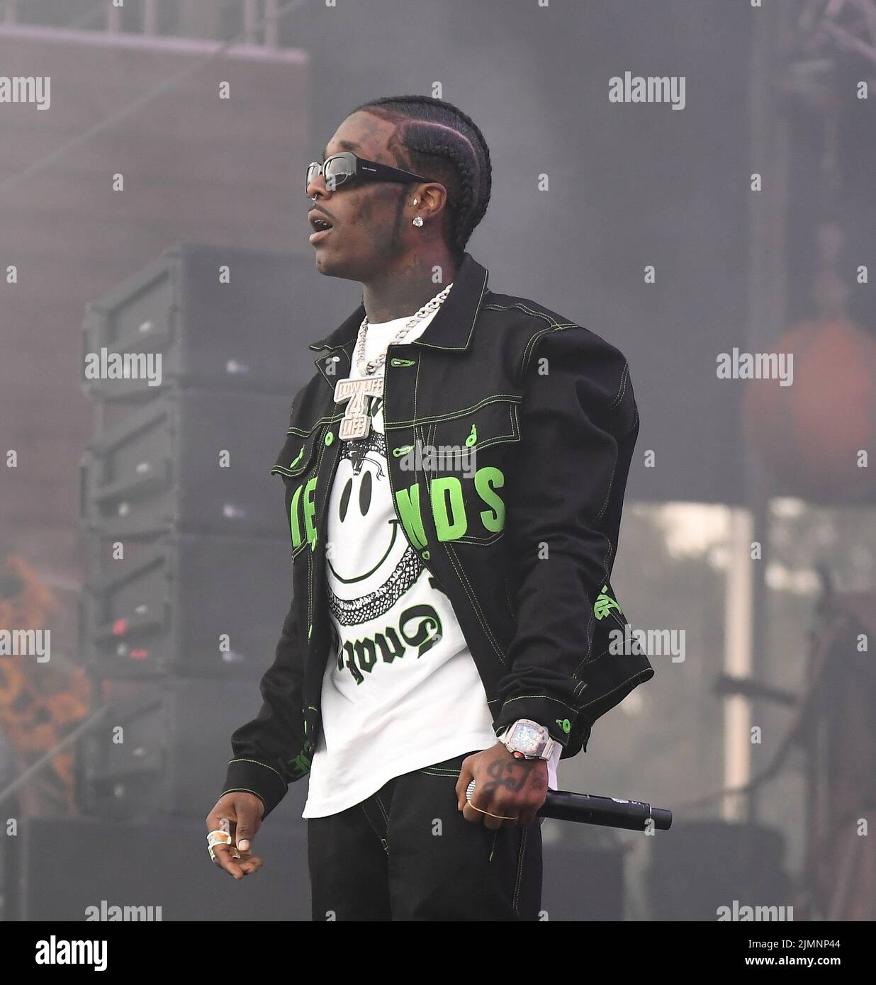Lil Uzi Vert performs during the 2022 Outside Lands Music and Arts Festival at Golden Gate Park on August 05, 2022 in San Francisco, California. Photo: Casey Flanigan/imageSPACE/MediaPunch Stock Photo