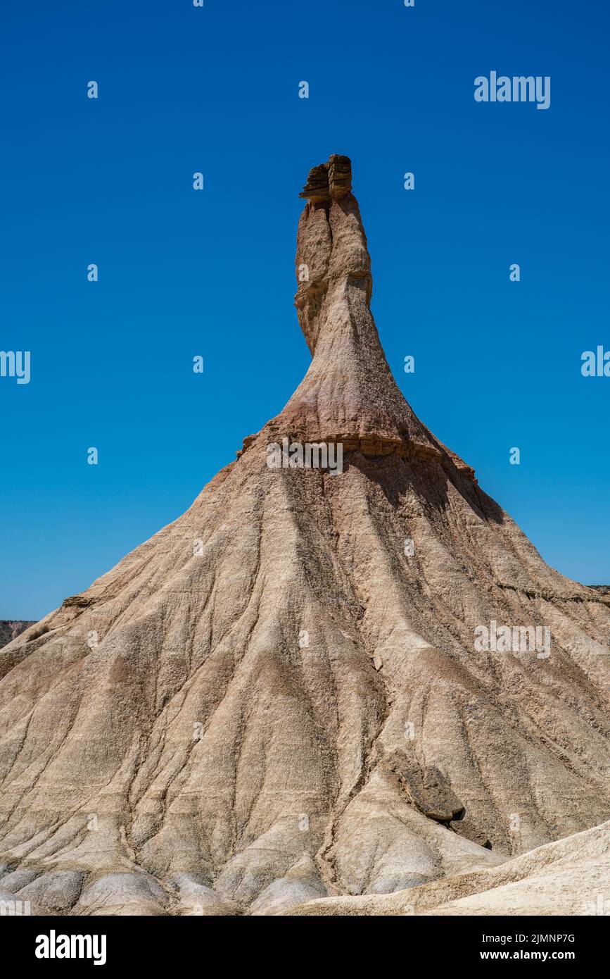 the Castildeterra stands in a semidesert natural region or badlands