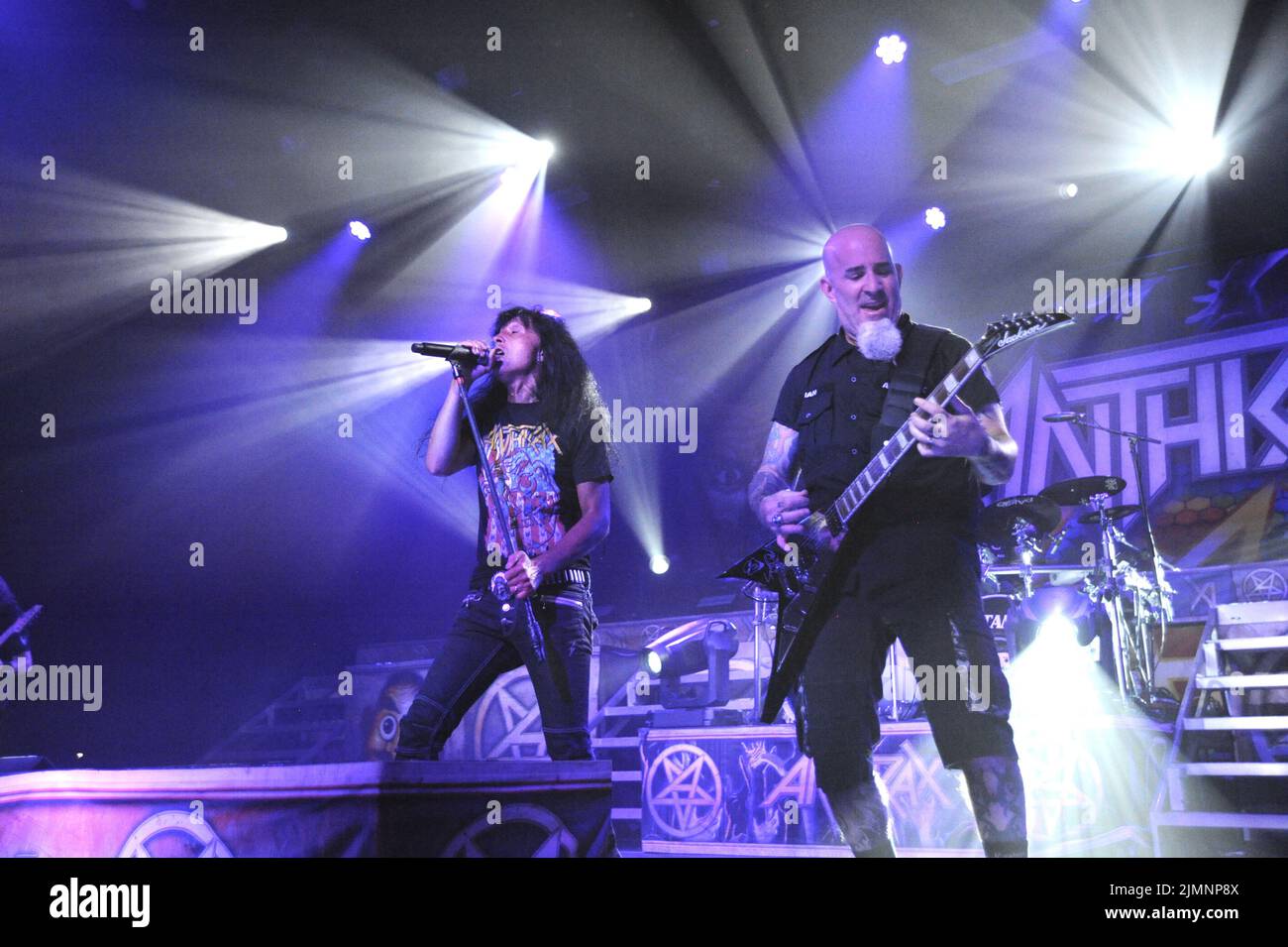 Gary, IN, USA. 4th Aug, 2022. Anthrax performing at The Hard Rock Casino in Gary, Indiana on August 4, 2022 Credit: Gene Ambo/Media Punch/Alamy Live News Stock Photo