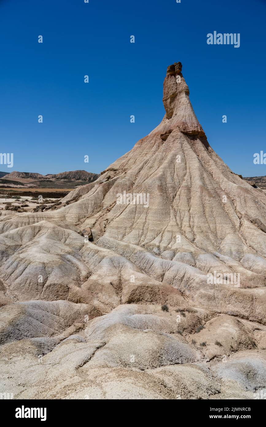 the Castildeterra stands in a semidesert natural region or badlands