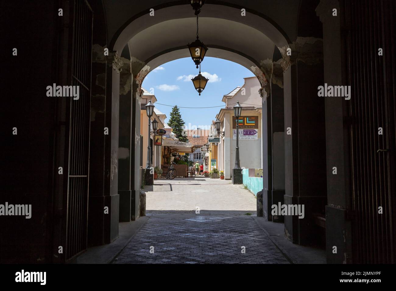 Pedestrian passage in Zemun, Serbia Stock Photo