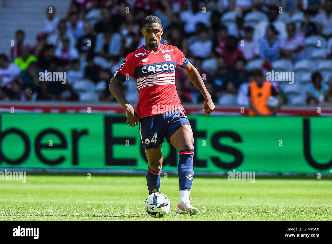 LILLE, FRANCE - AUGUST 7: Alexsandro Ribeiro of Lille during the French Ligue 1 match between Lille and Auxerre at Stade Pierre Mauroy on August 7, 2022 in Lille, France (Photo by Matthieu Mirville/Orange Pictures) Stock Photo