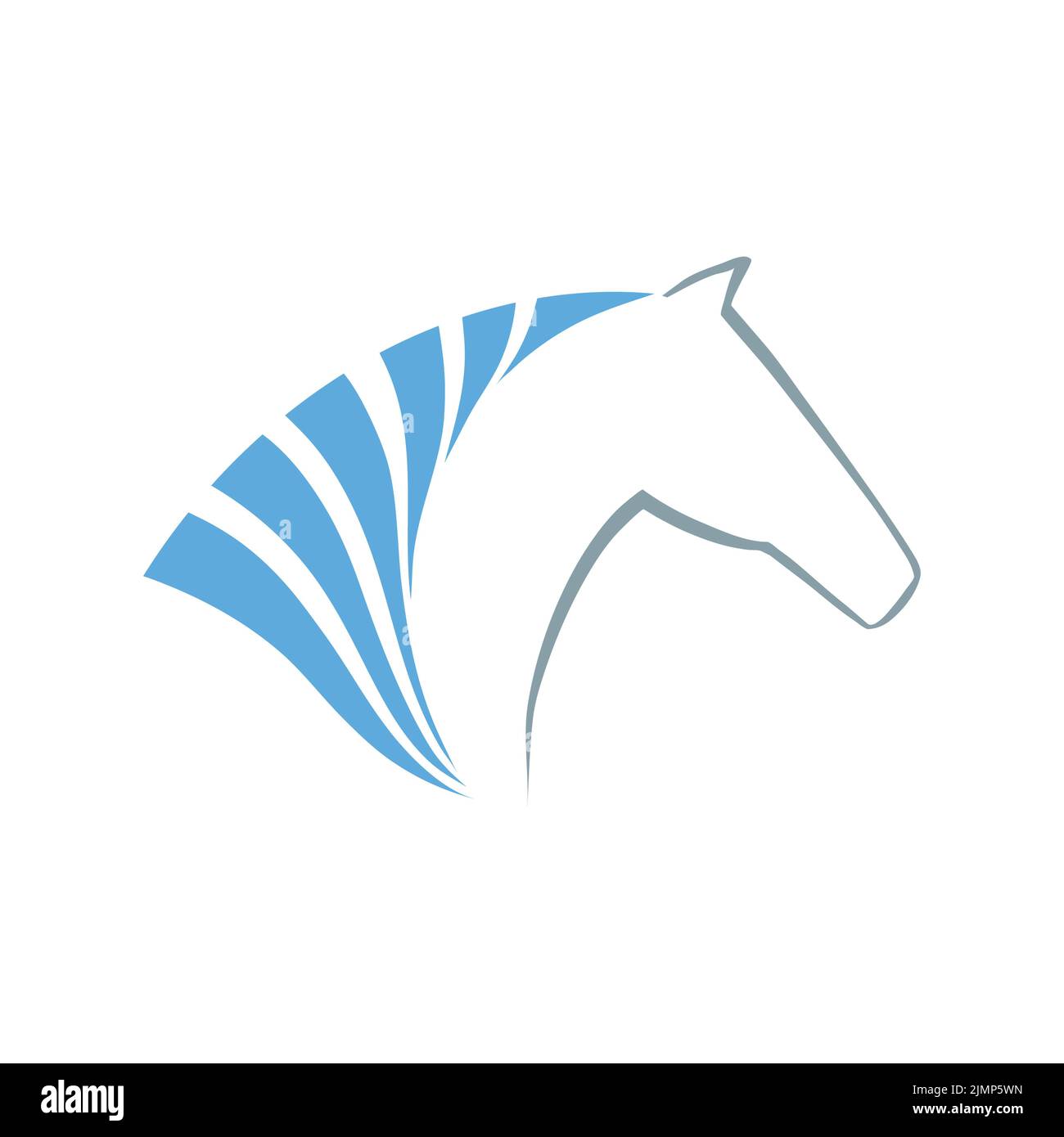 Horse symbol vector Stock Photo