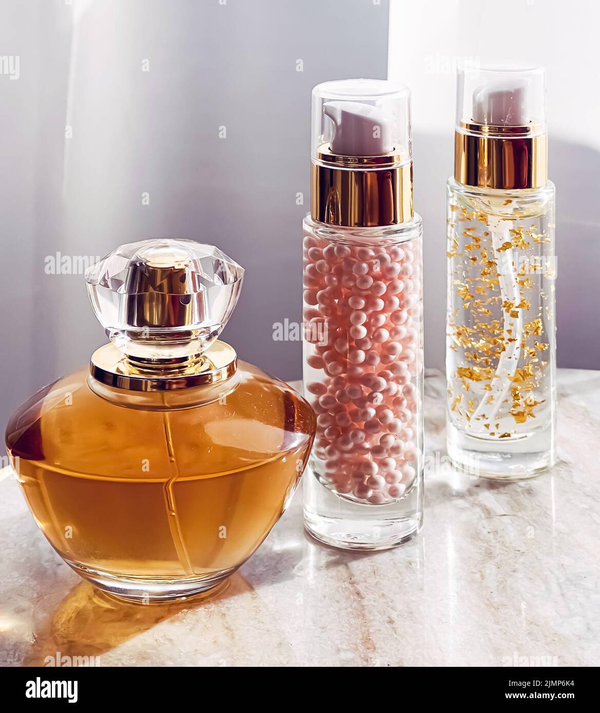 Premium Photo  Luxury Perfume Bottle with a Golden Liquid or brown