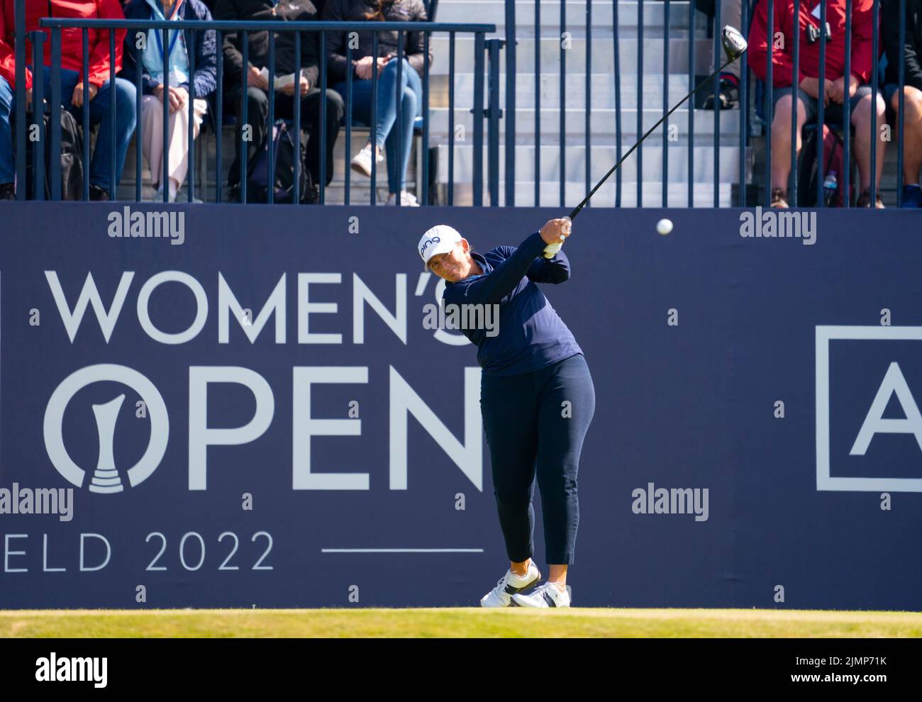 Gullane, Scotland, UK. 7th August 2022. Final round of the AIG Women’s