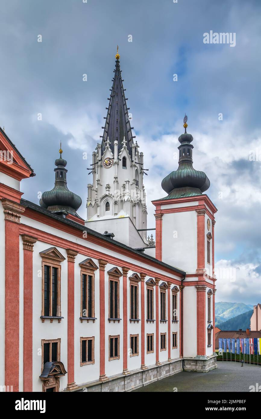Mariazell Basilica, Austria Stock Photo
