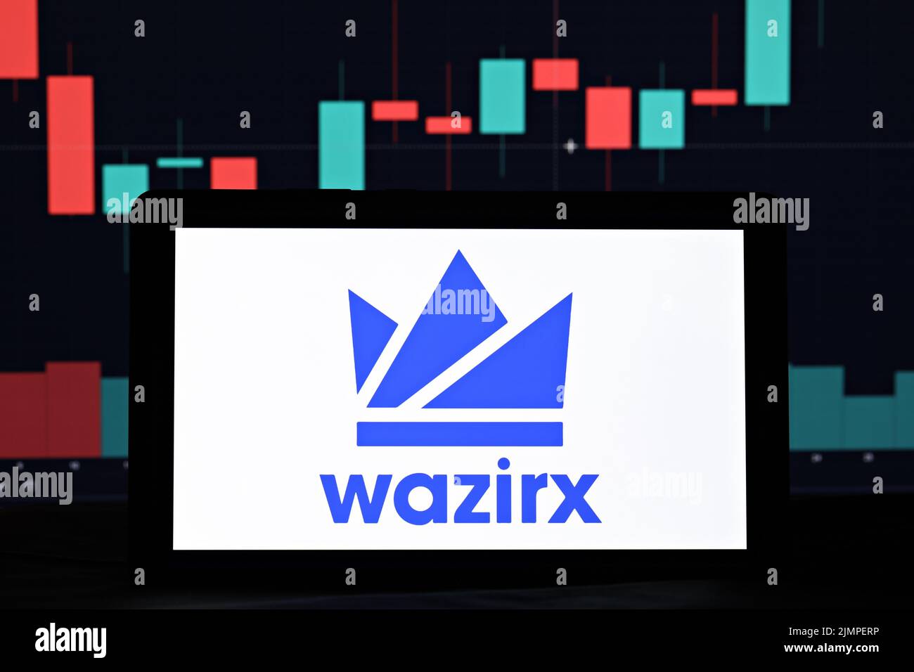 WazirX editorial. Illustrative photo for news about WazirX - a  cryptocurrency exchange Stock Photo - Alamy