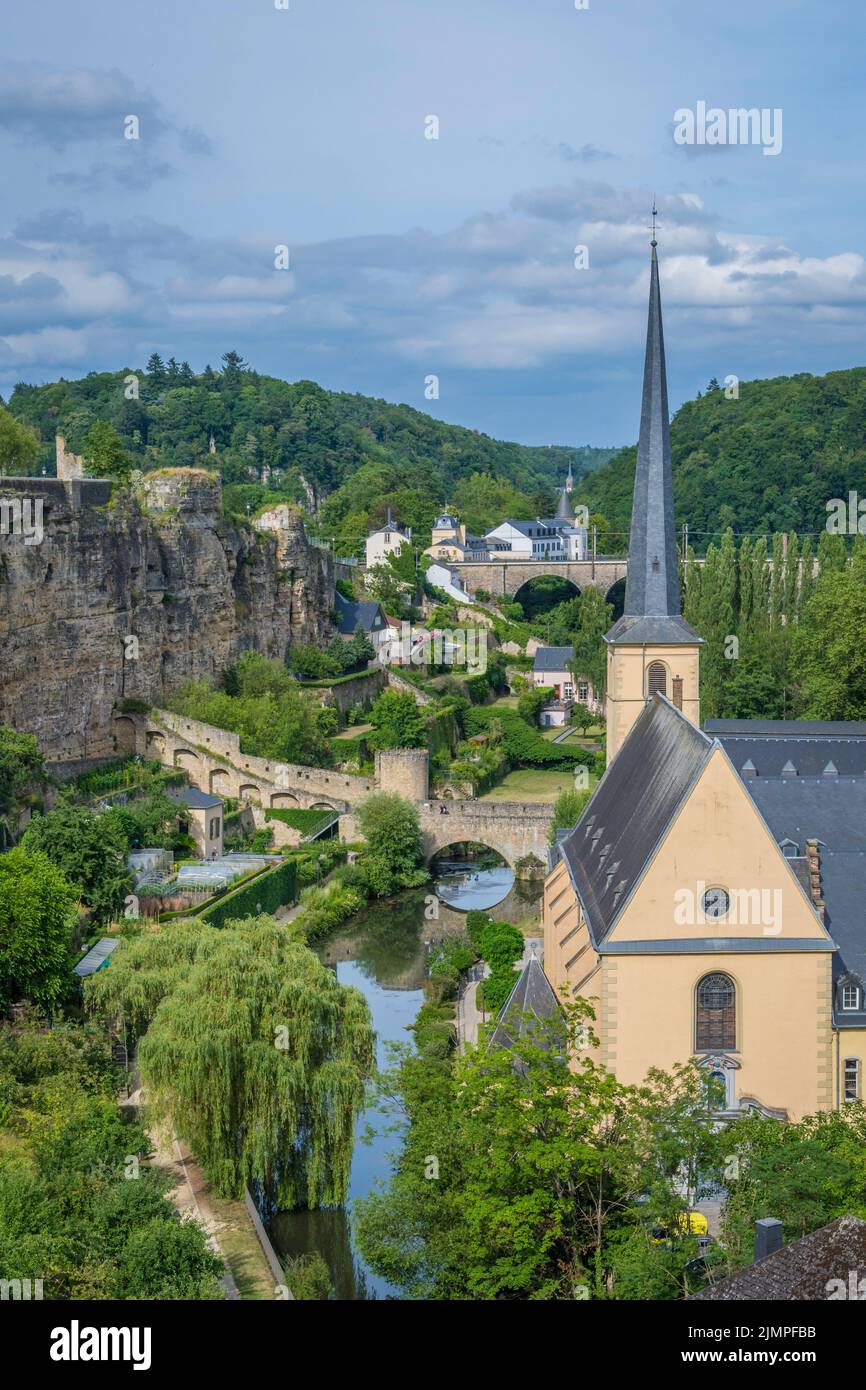Summer in Luxemburg Luxembourg Stock Photo