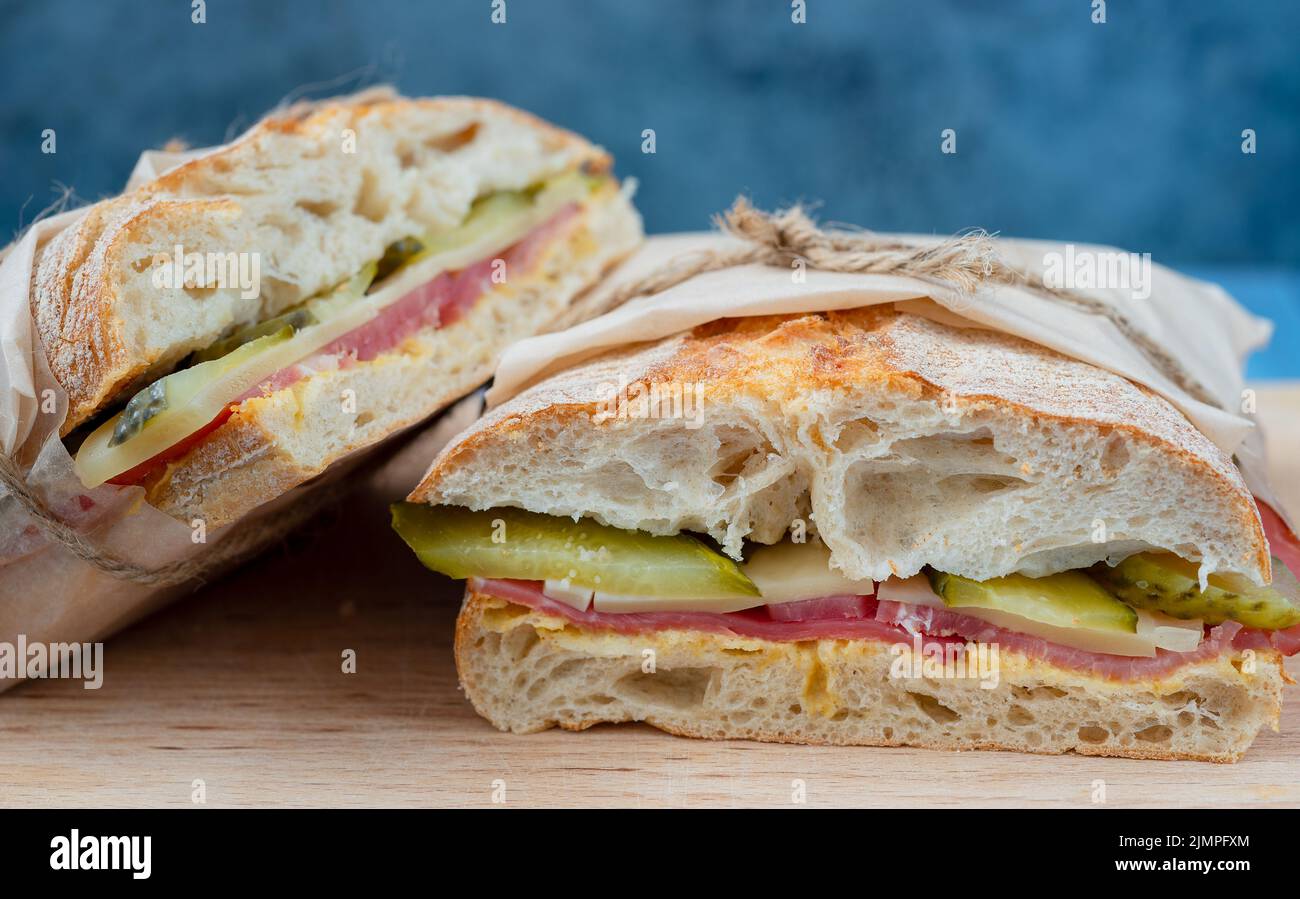 Subway sandwich steak and cheese hires stock photography and images