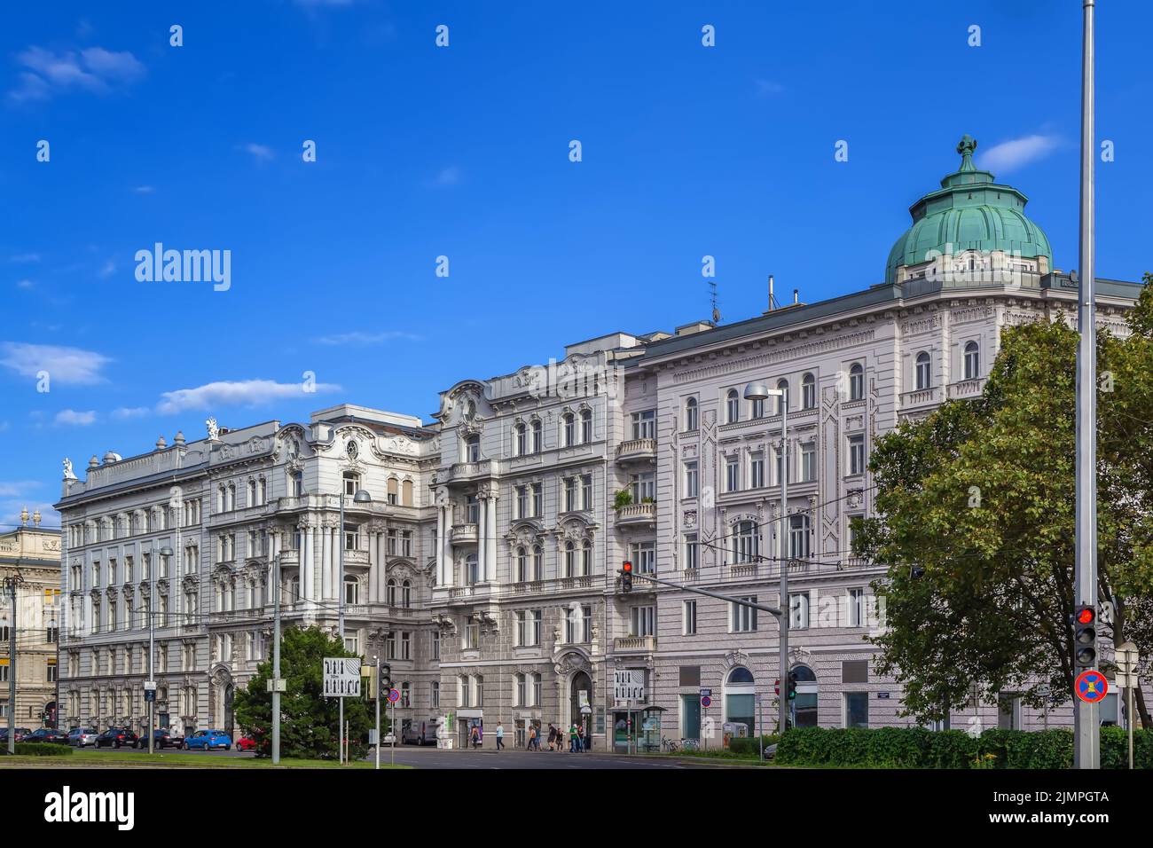 Street in Vienna, Austria Stock Photo Alamy