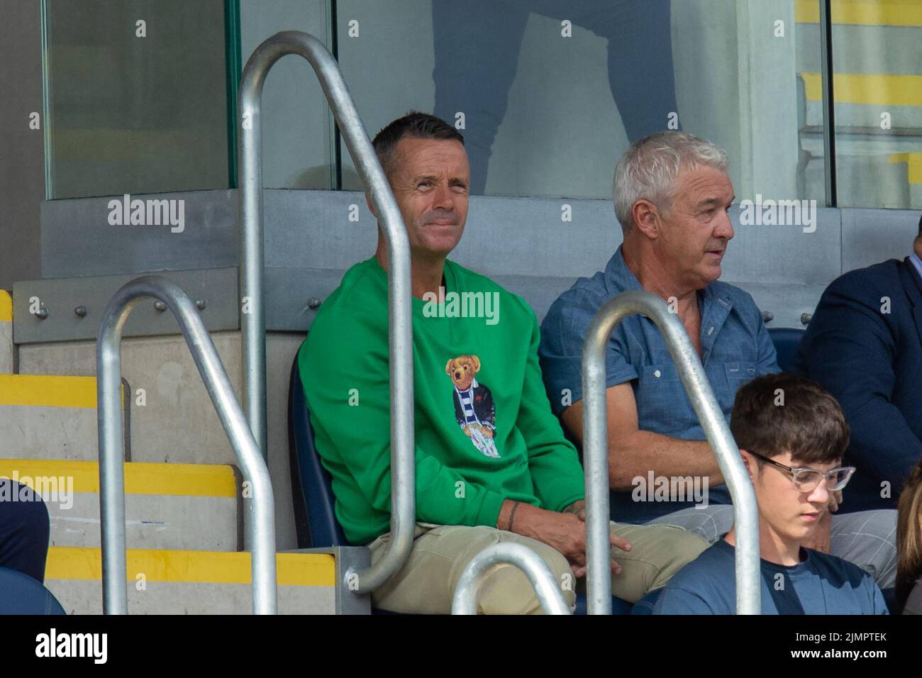 Leeds, UK. 07th Aug, 2022. Irish former footballer Gary Kelly in attendance for today's game between Leeds Rhinos and Salford Red Devils in Leeds, United Kingdom on 8/7/2022. (Photo by James Heaton/News Images/Sipa USA) Credit: Sipa USA/Alamy Live News Stock Photo