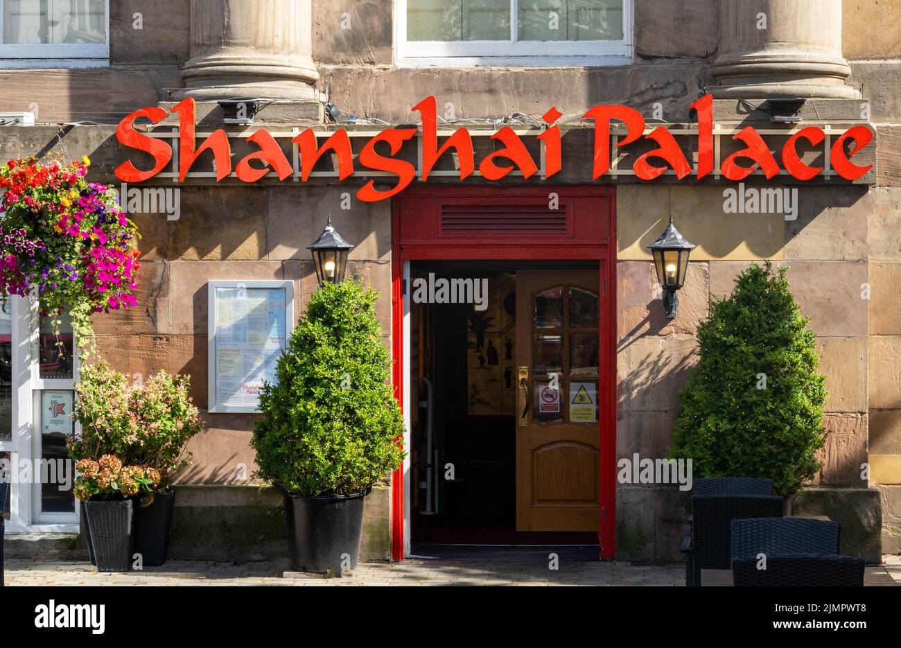 Shanghai Palace, a Chinese restaurant on Bold Street in Liverpool Stock Photo