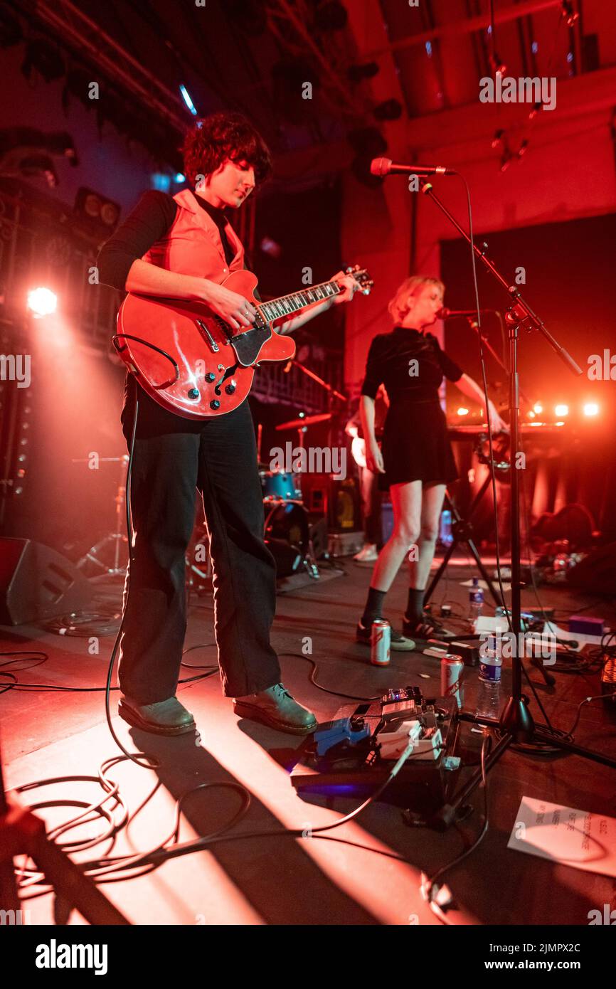 Edinburgh, Scotland. Sat 6 August 2022. Scottish indie band Poster Paints onstage at Summerhall
