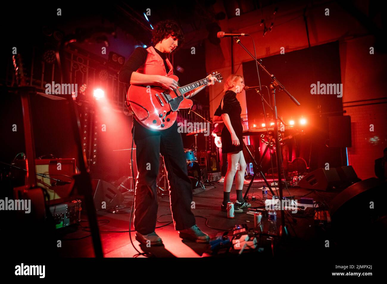 Edinburgh, Scotland. Sat 6 August 2022. Scottish indie band Poster Paints onstage at Summerhall