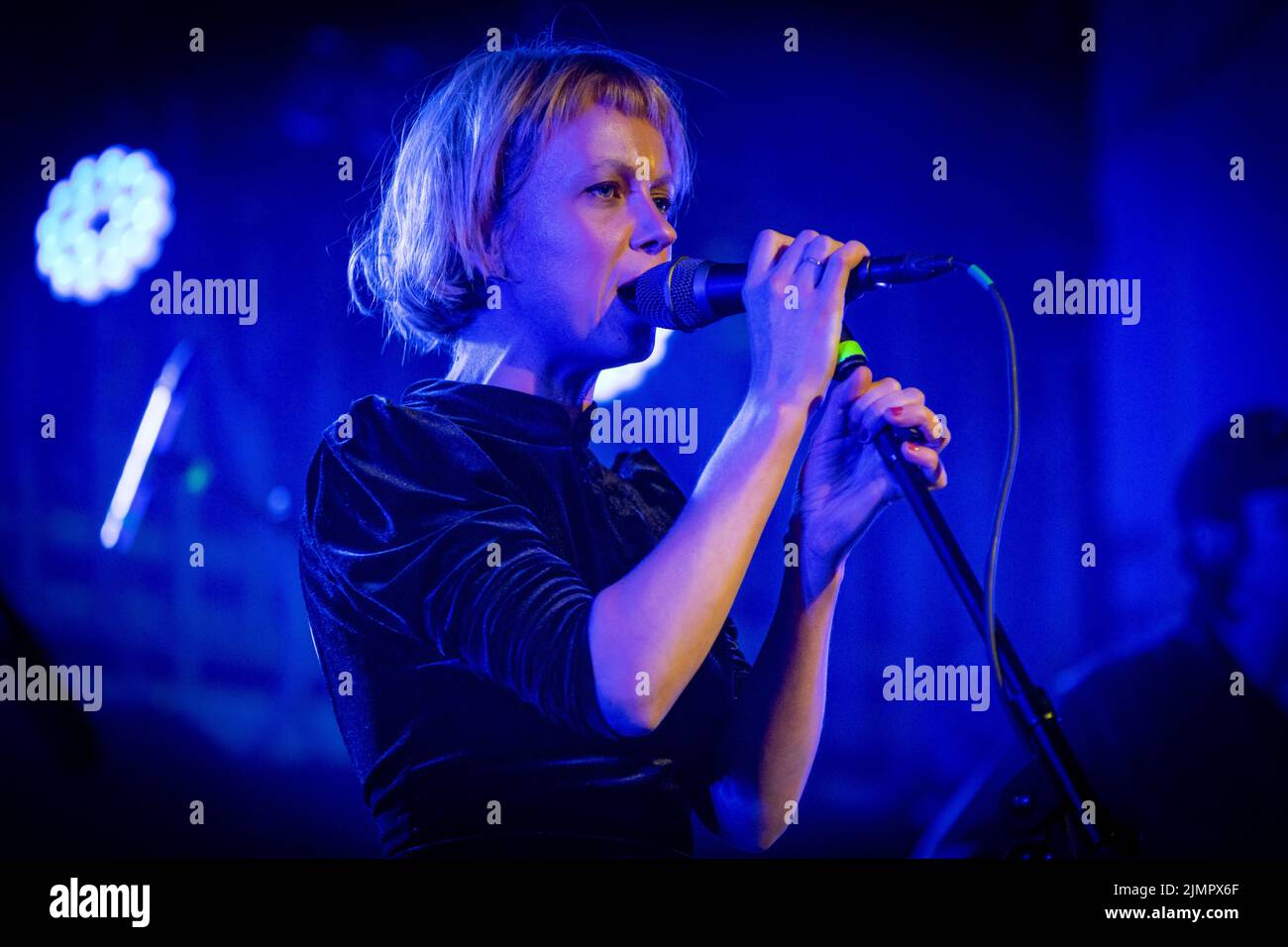 Edinburgh, Scotland. Sat 6 August 2022. Scottish indie band Poster Paints onstage at Summerhall