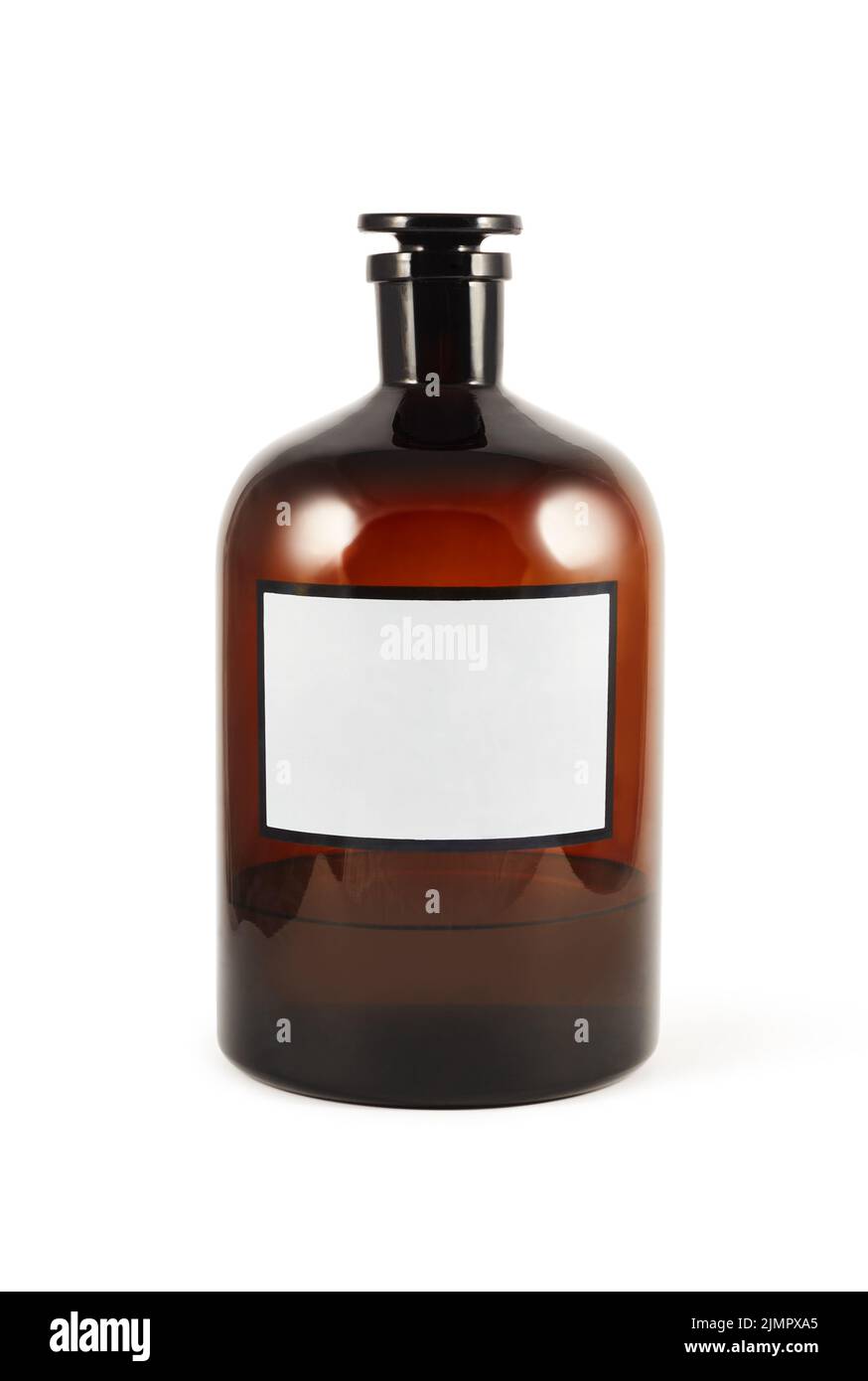 Old medicine bottles over white background Stock Photo Alamy