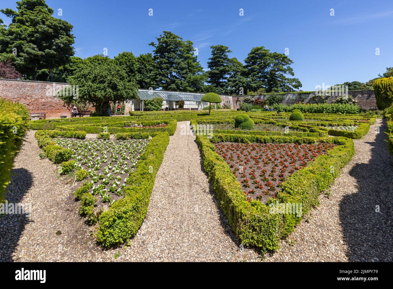 Sewerby Hall and Gardens, a Georgian country house near Bridlington, East Yorkshire, England, Uk Stock Photo