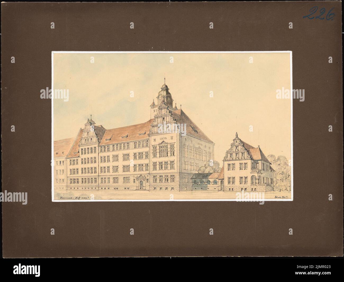 Vintage Photo Citrate De Koblenz - Realgymnasium Vers 1900 - Tirage Original Historique