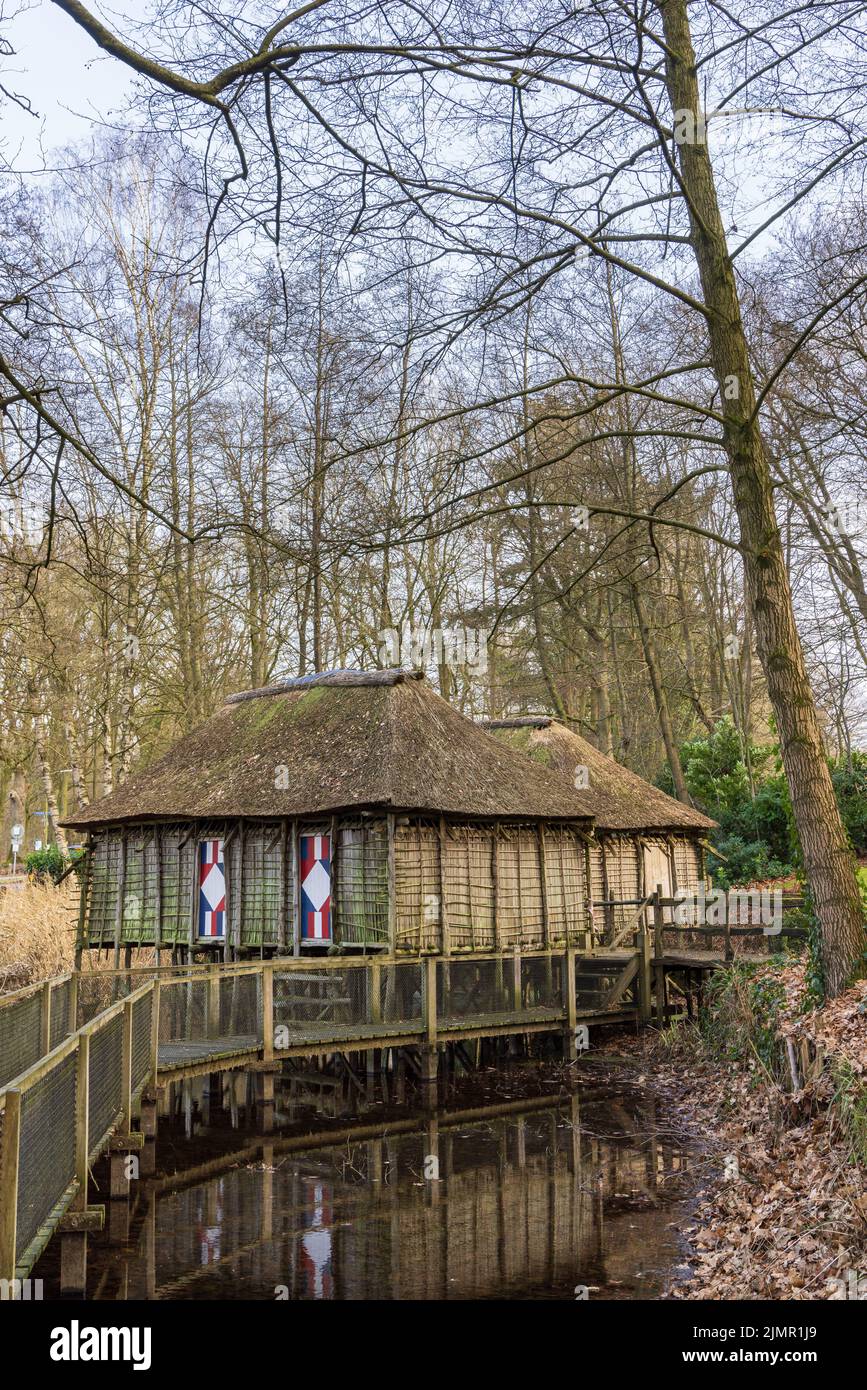 Berg en Dal, The Netherlands January 30, 2022 Open air display areas
