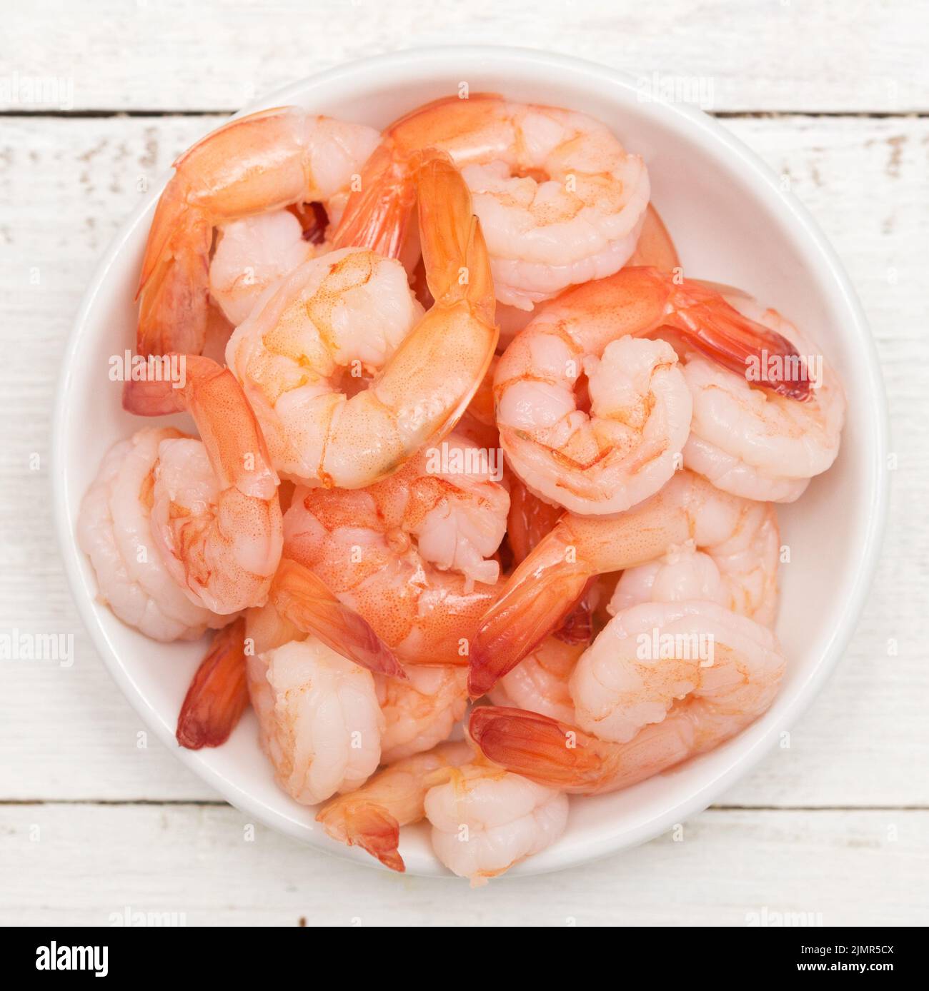 Marinated shrimps Stock Photo